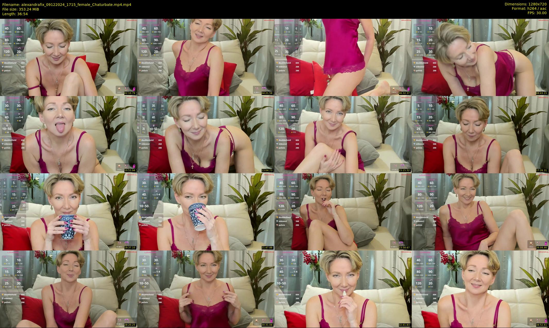 alexandrafix — 37 minute Chaturbate female cam show recording, 720p, Dec 9, 2024