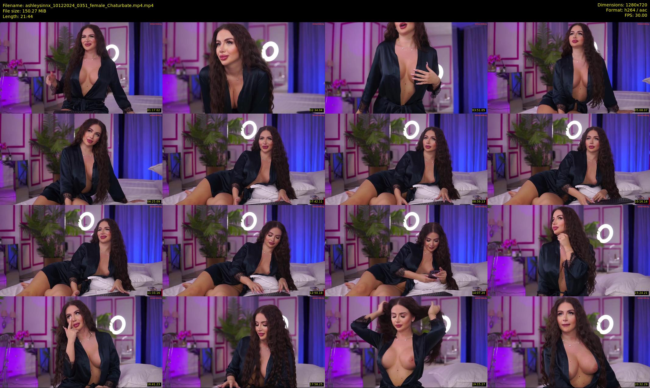 ashleysinnx — 22 minute Chaturbate female cam show recording, 720p, Dec 10, 2024
