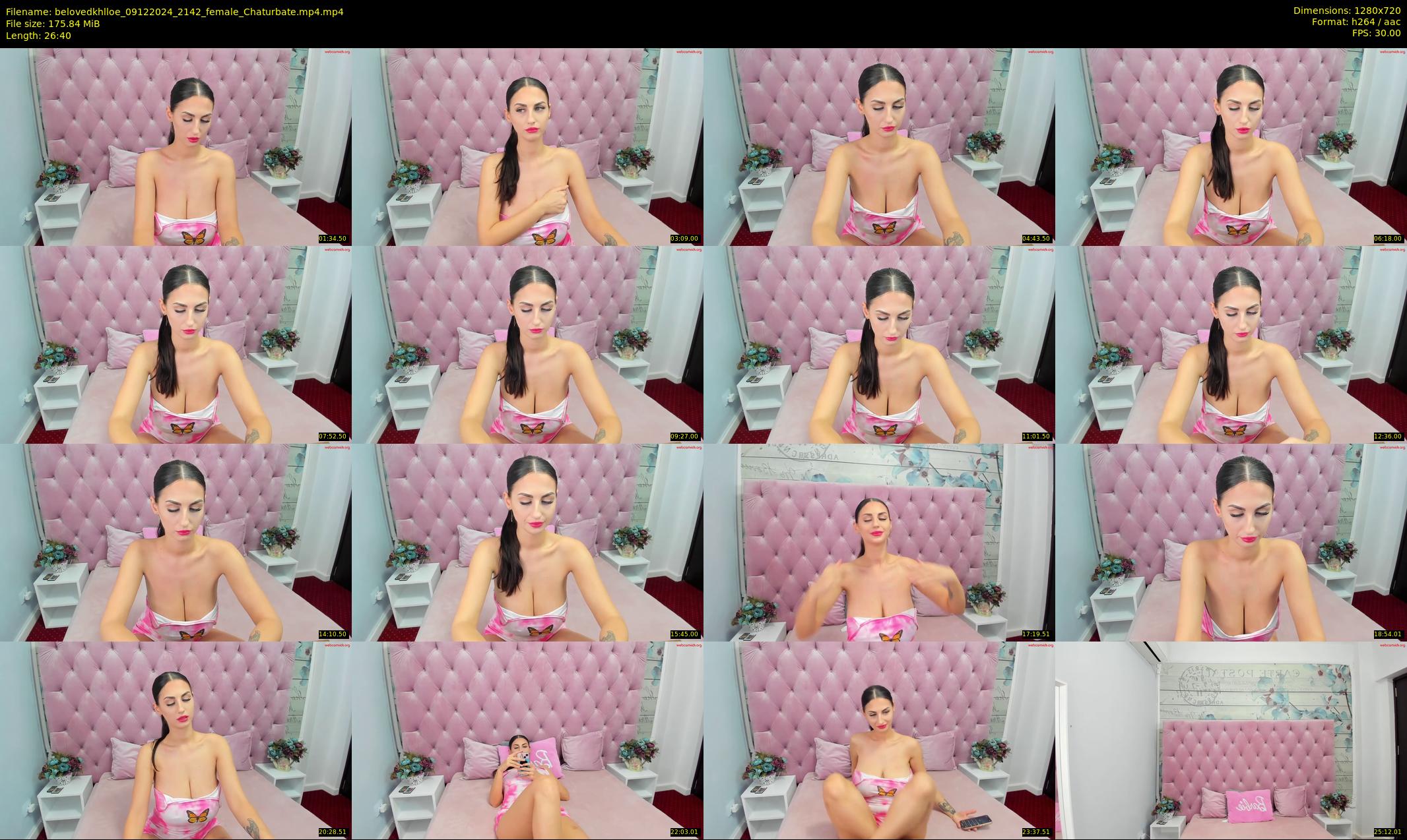 belovedkhlloe — 27 minute Chaturbate female cam show recording, 720p, Dec 9, 2024