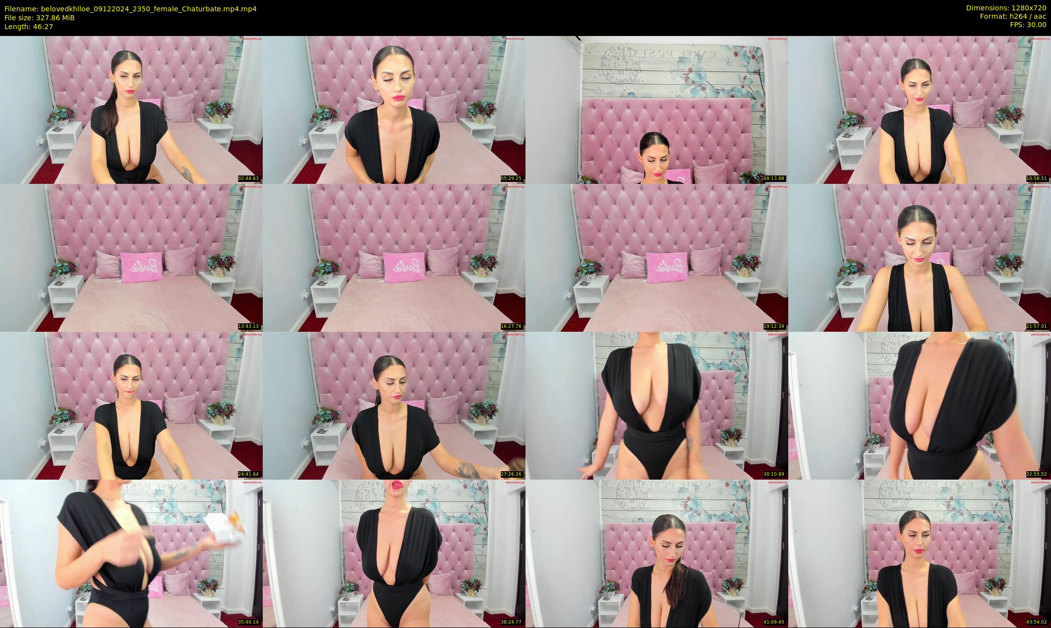belovedkhlloe — 47 minute Chaturbate female cam show recording, 720p, Dec 9, 2024