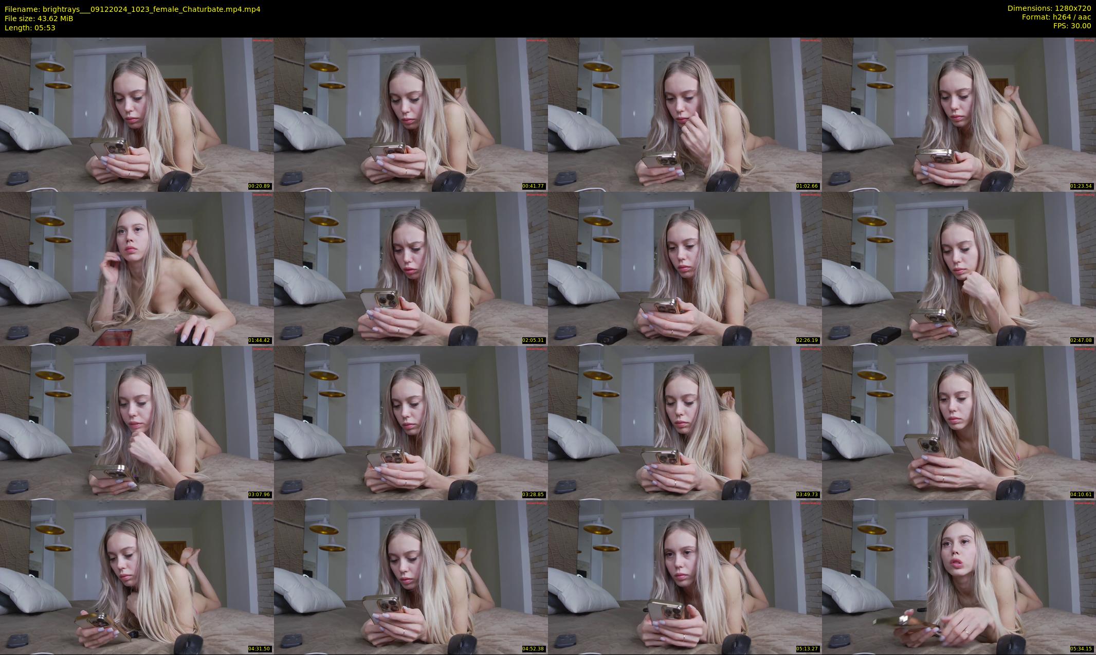 brightrays__ — 6 minute Chaturbate female cam show recording, 720p, Dec 9, 2024
