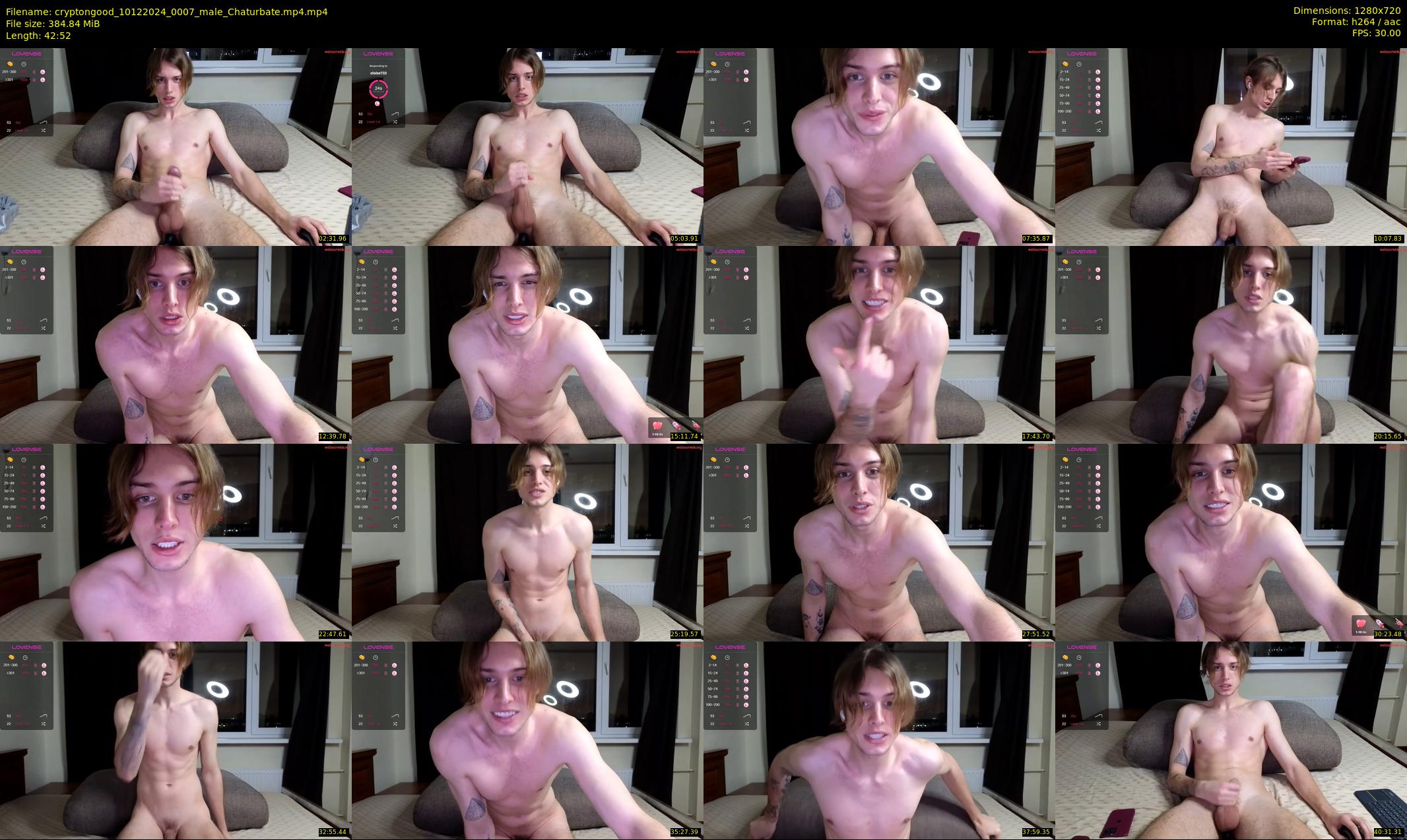 cryptongood — 43 minute Chaturbate male cam show recording, 720p, Dec 10, 2024