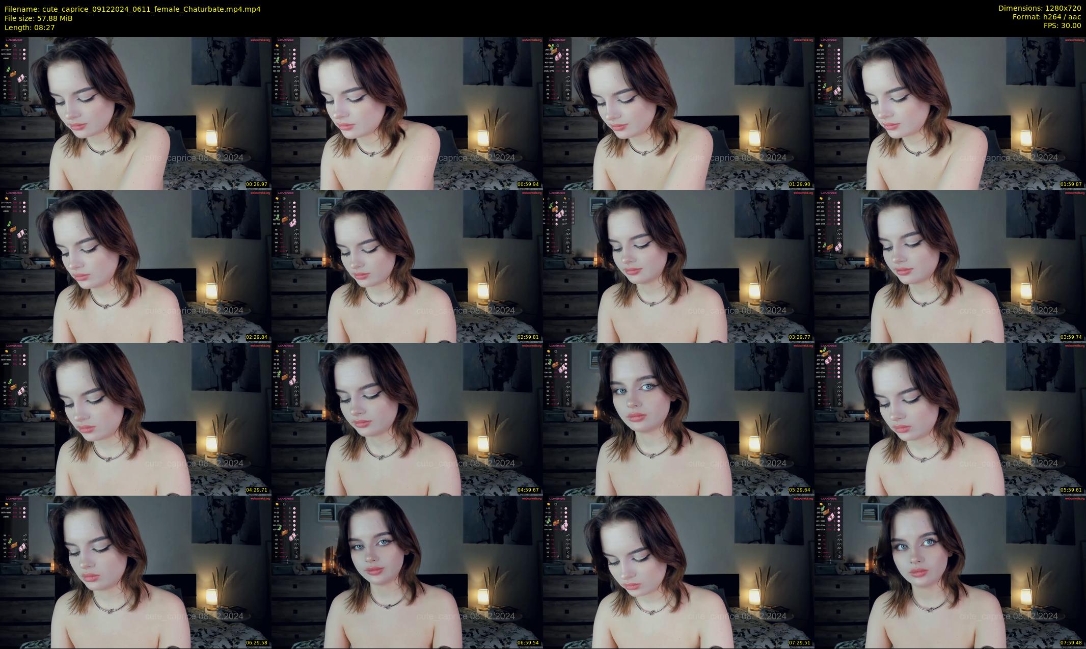cute_caprice — 9 minute Chaturbate female cam show recording, 720p, Dec 9, 2024