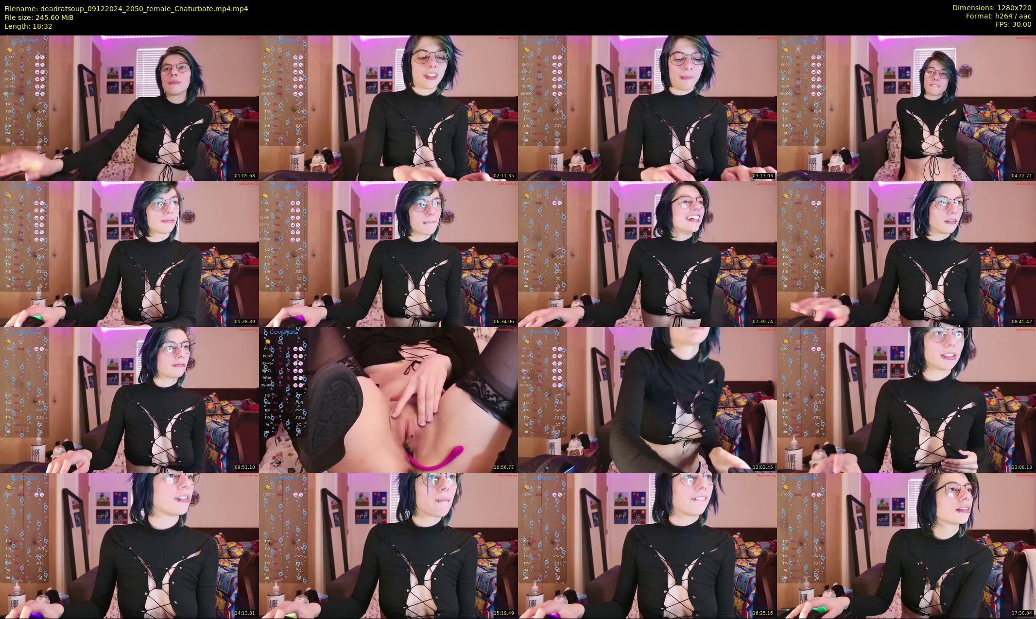 deadratsoup — 19 minute Chaturbate female cam show recording, 720p, Dec 9, 2024