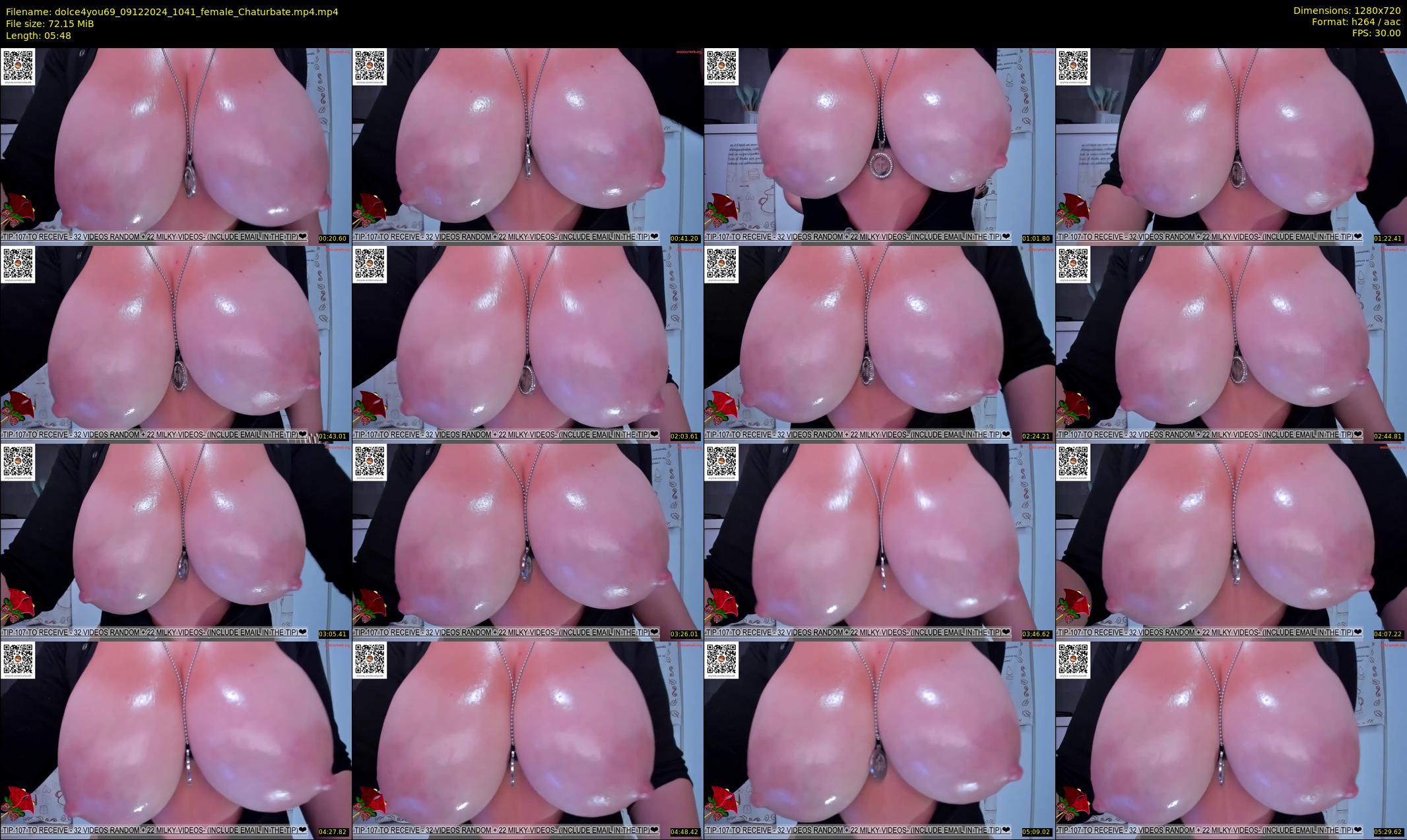 dolce4you69 — 6 minute Chaturbate female cam show recording, 720p, Dec 9, 2024