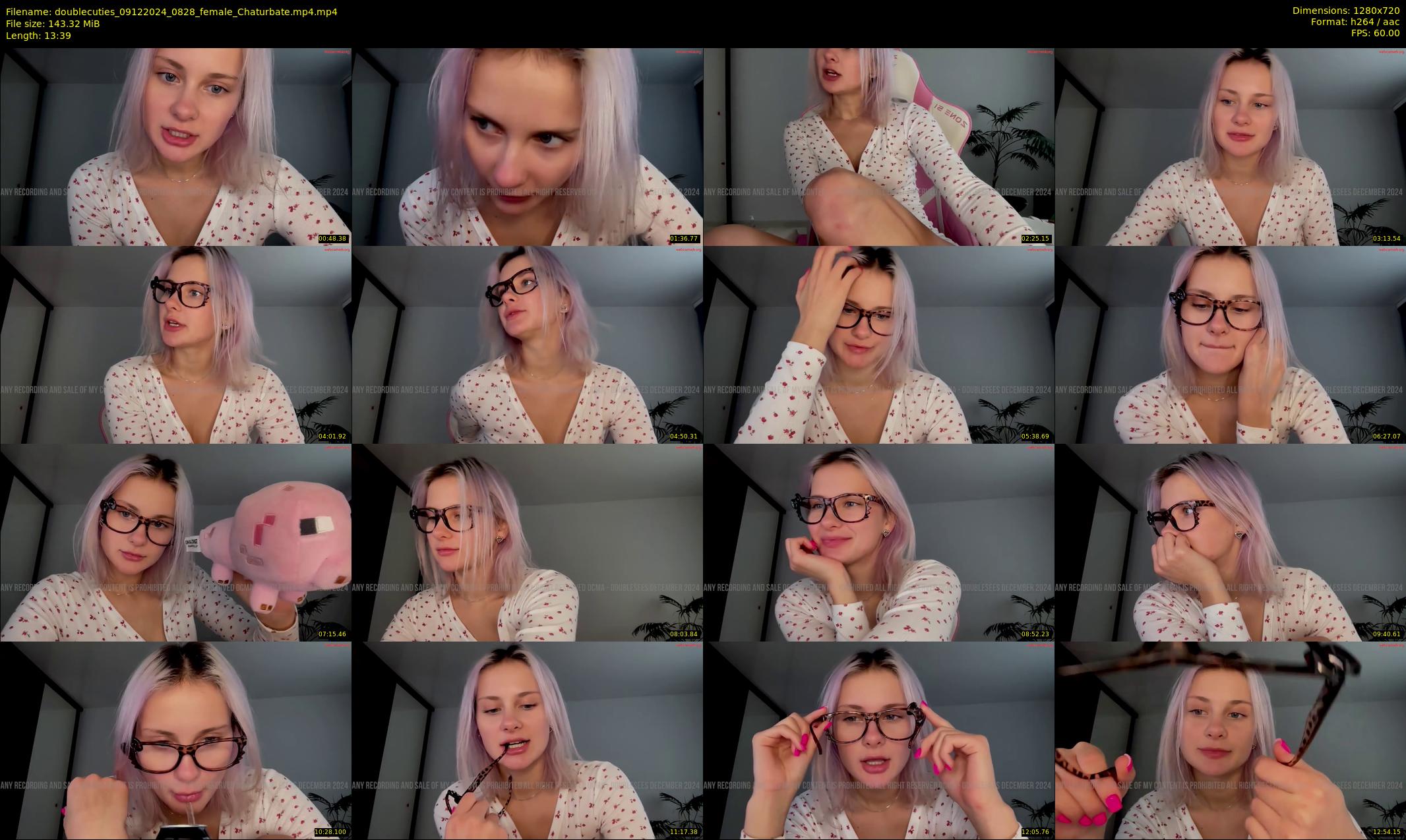 doublecuties — 14 minute Chaturbate couple cam show recording, 720p, Dec 9, 2024