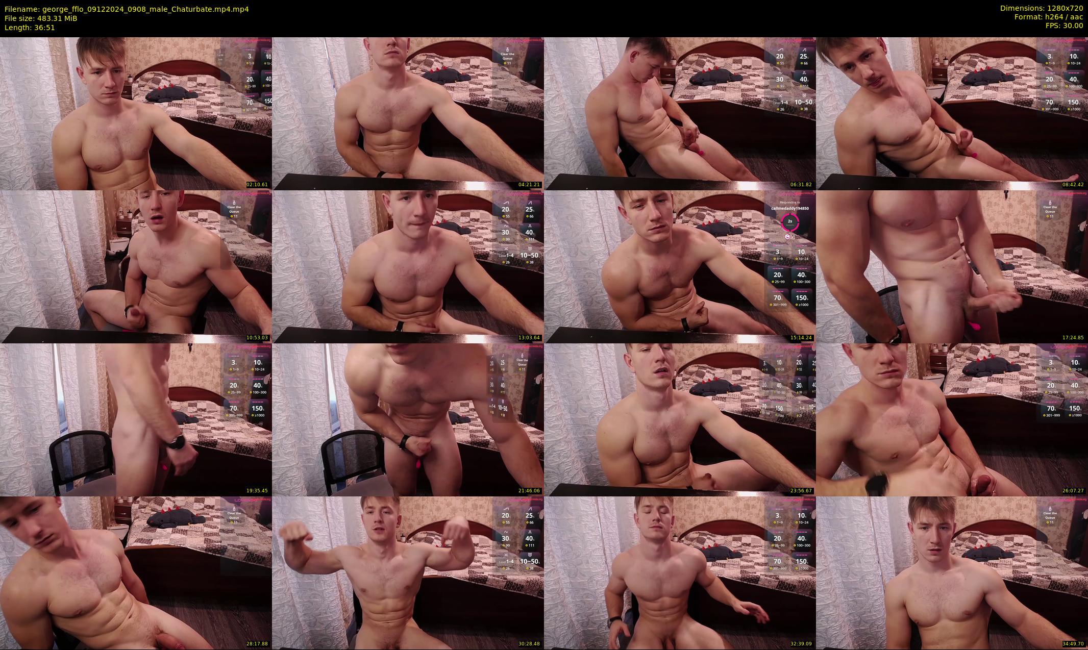 george_fflo — 37 minute Chaturbate male cam show recording, 720p, Dec 9, 2024