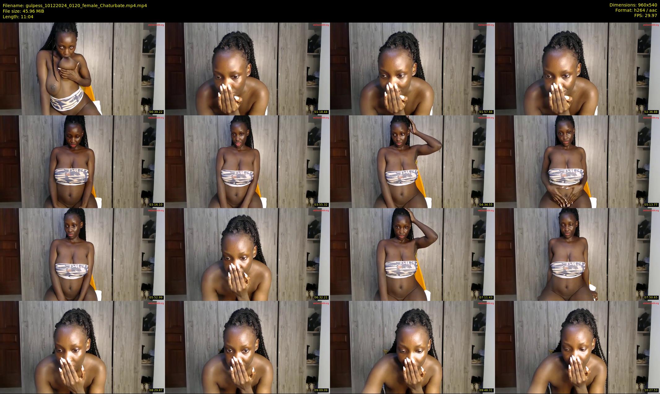gulpess — 12 minute Chaturbate female cam show recording, 480p, Dec 10, 2024