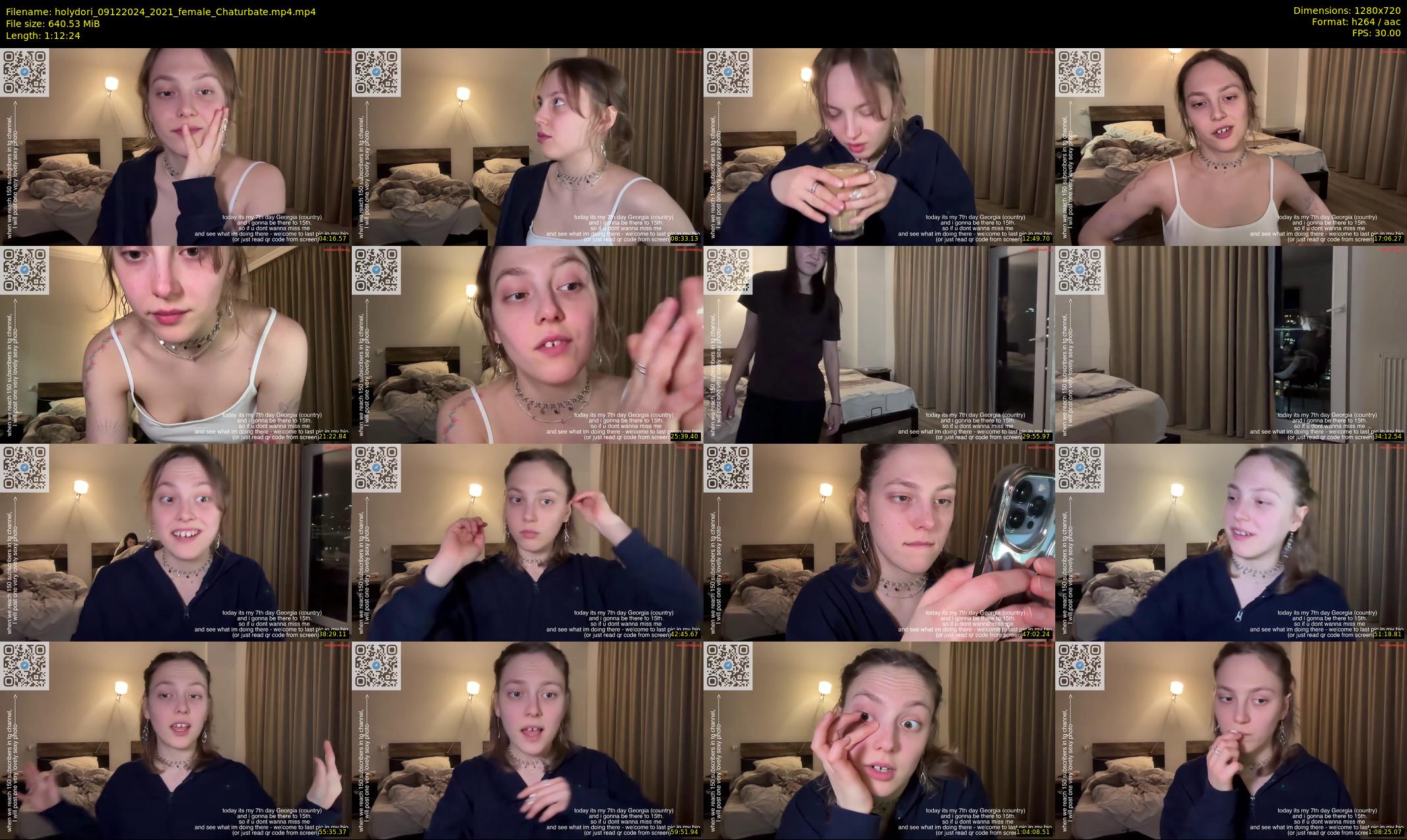 holydori — 73 minute Chaturbate female cam show recording, 720p, Dec 9, 2024
