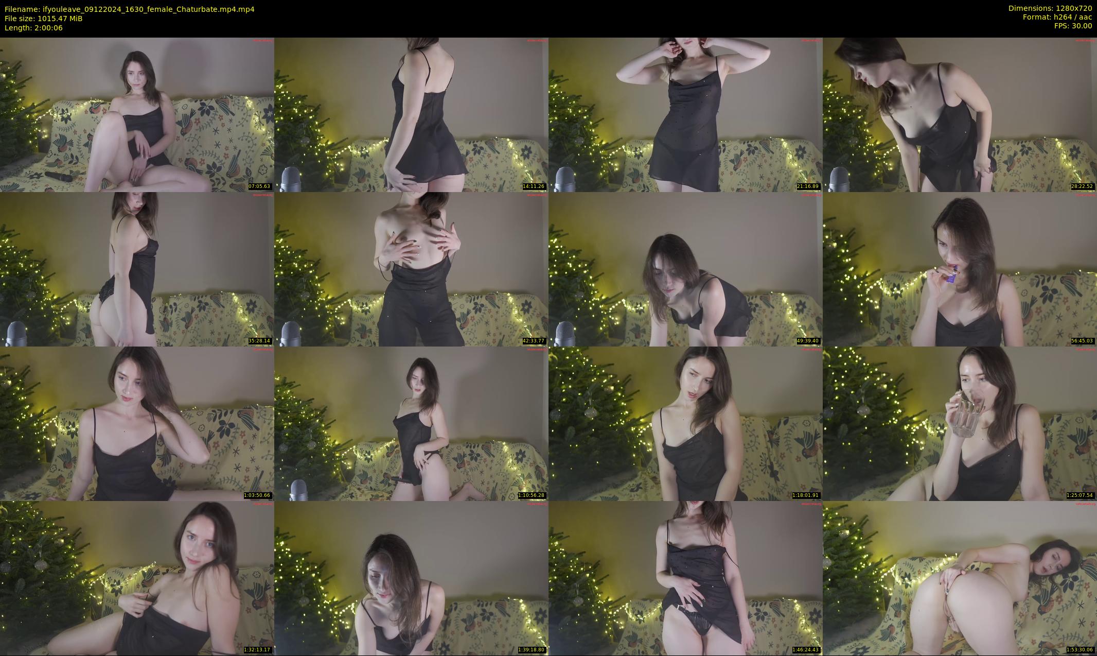 ifyouleave — 121 minute Chaturbate female cam show recording, 720p, Dec 9, 2024