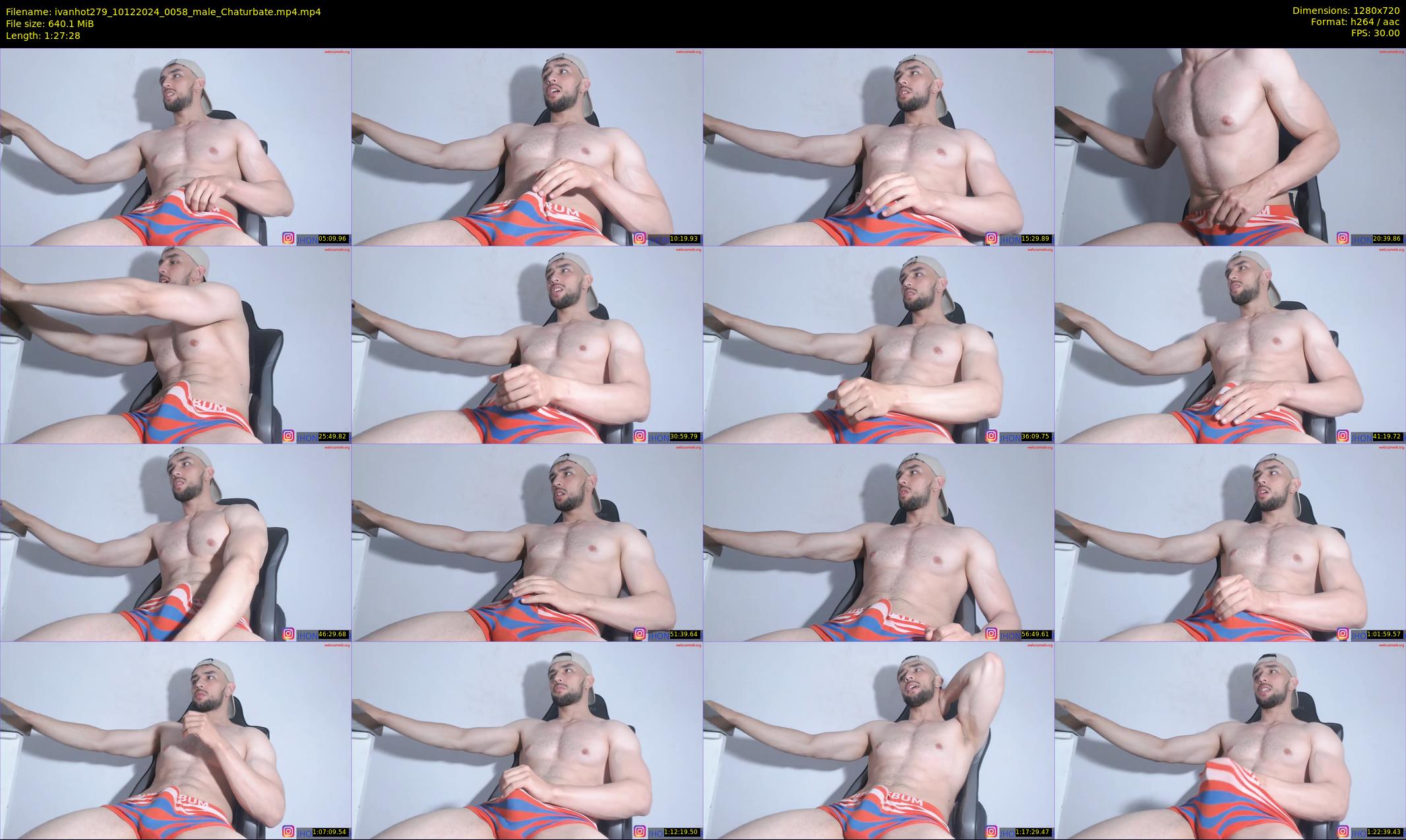ivanhot279 — 88 minute Chaturbate male cam show recording, 720p, Dec 10, 2024