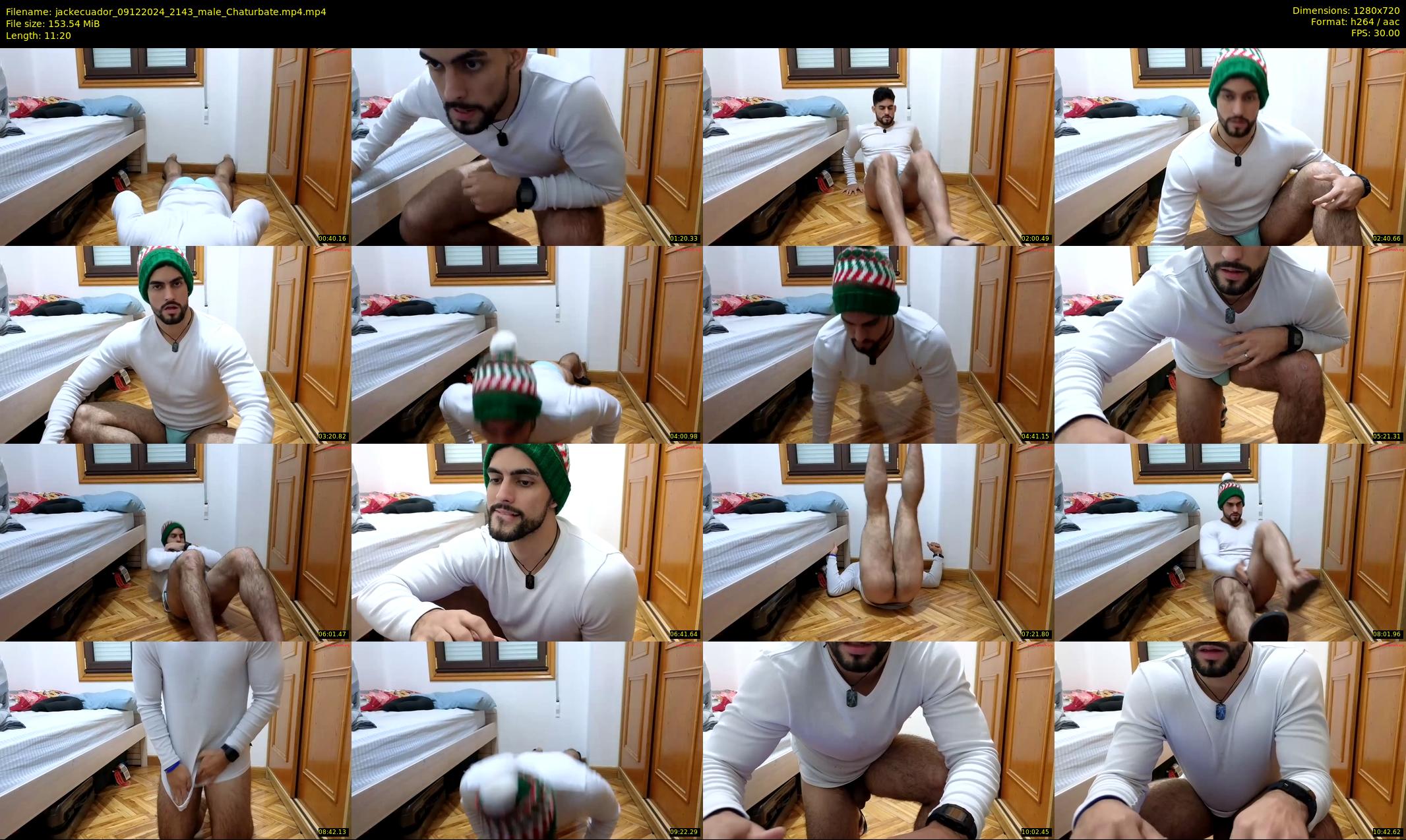 jackecuador — 12 minute Chaturbate male cam show recording, 720p, Dec 9, 2024