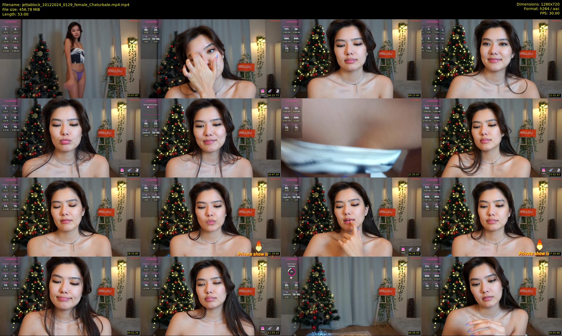 jettablock — 53 minute Chaturbate female cam show recording, 720p, Dec 10, 2024