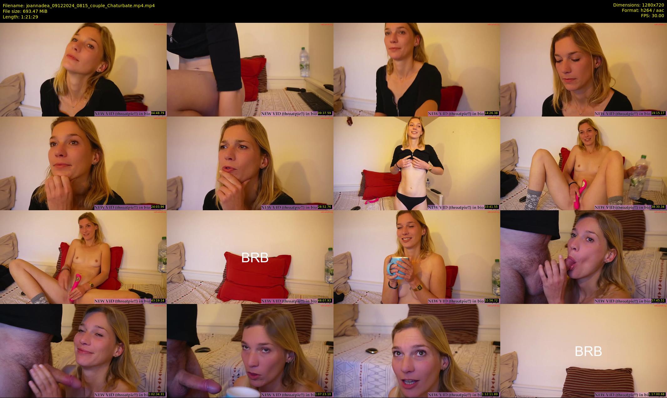 joannadea — 82 minute Chaturbate female cam show recording, 720p, Dec 9, 2024