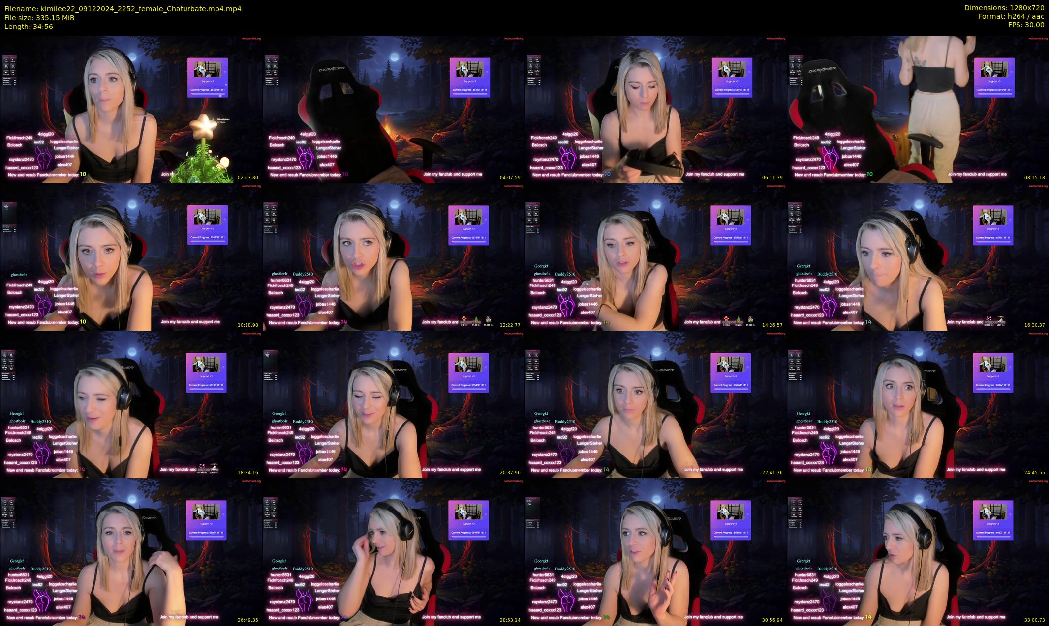kimilee22 — 35 minute Chaturbate female cam show recording, 720p, Dec 9, 2024