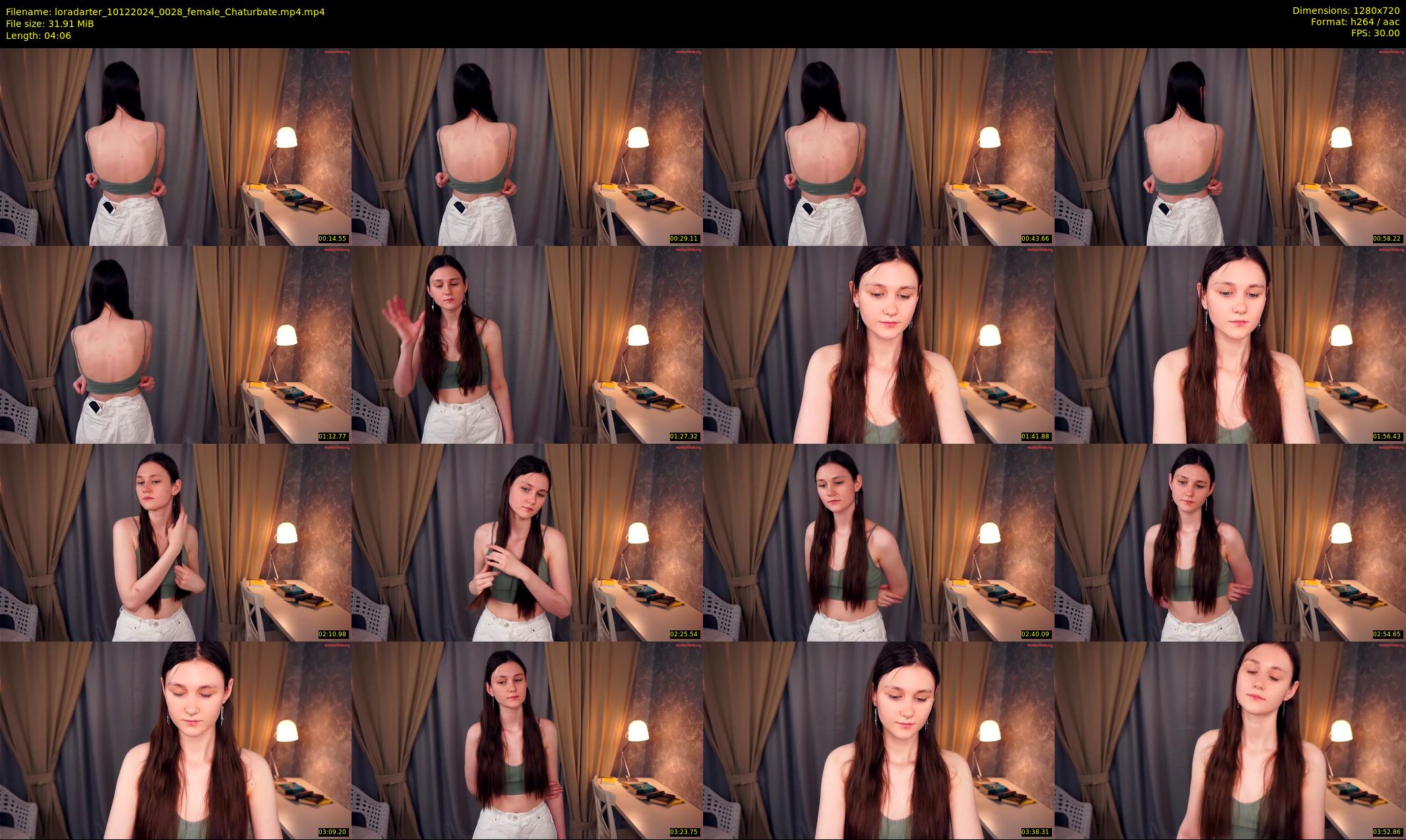 loradarter — 5 minute Chaturbate female cam show recording, 720p, Dec 10, 2024
