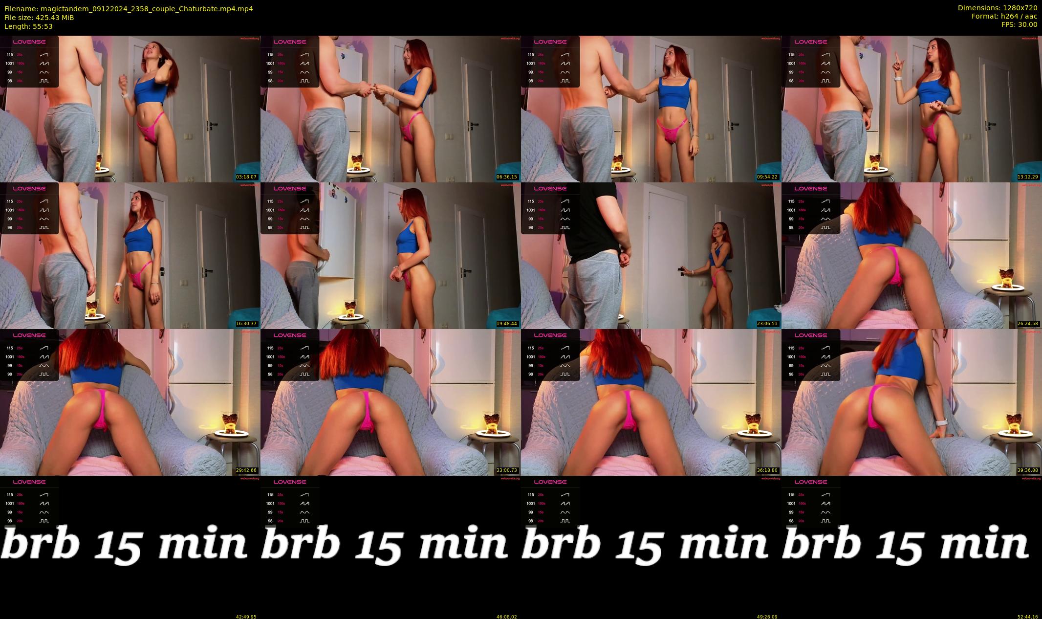 magictandem — 56 minute Chaturbate couple cam show recording, 720p, Dec 9, 2024