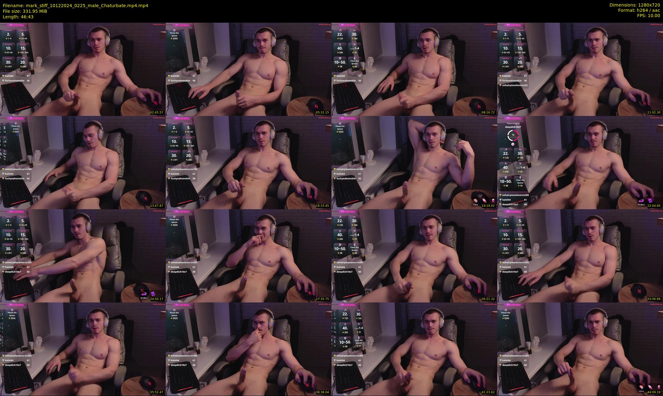 mark_stiff — 47 minute Chaturbate male cam show recording, 720p, Dec 10, 2024
