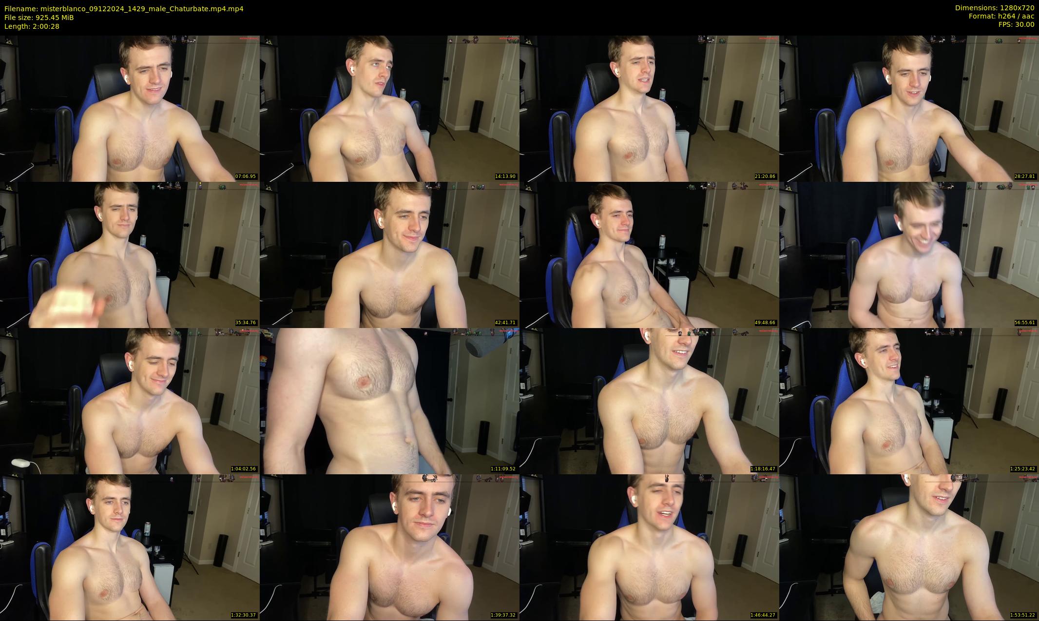 misterblanco — 121 minute Chaturbate male cam show recording, 720p, Dec 9, 2024