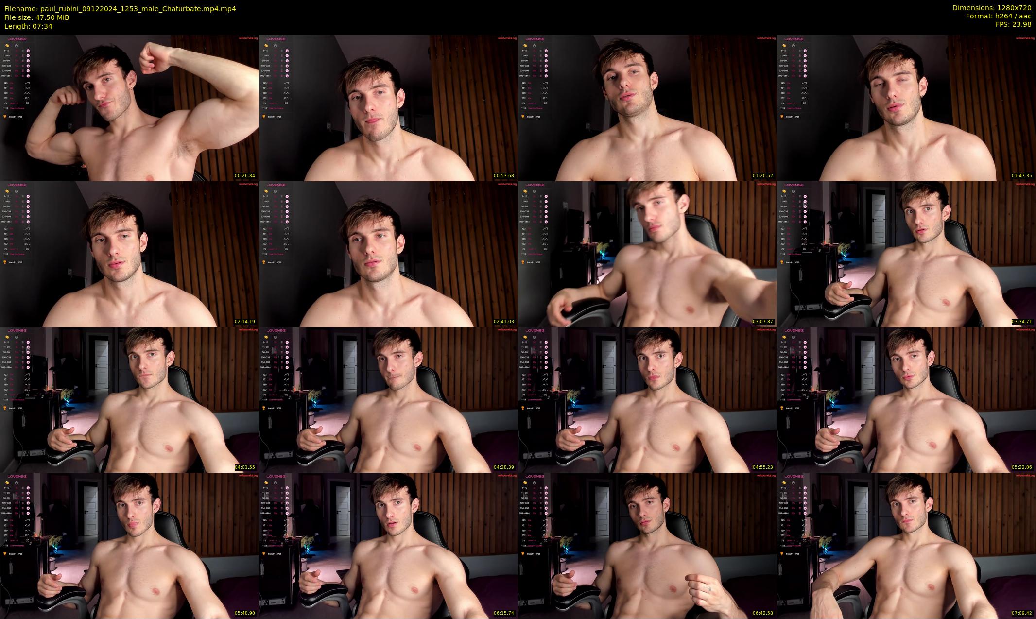 paul_rubini — 8 minute Chaturbate male cam show recording, 720p, Dec 9, 2024