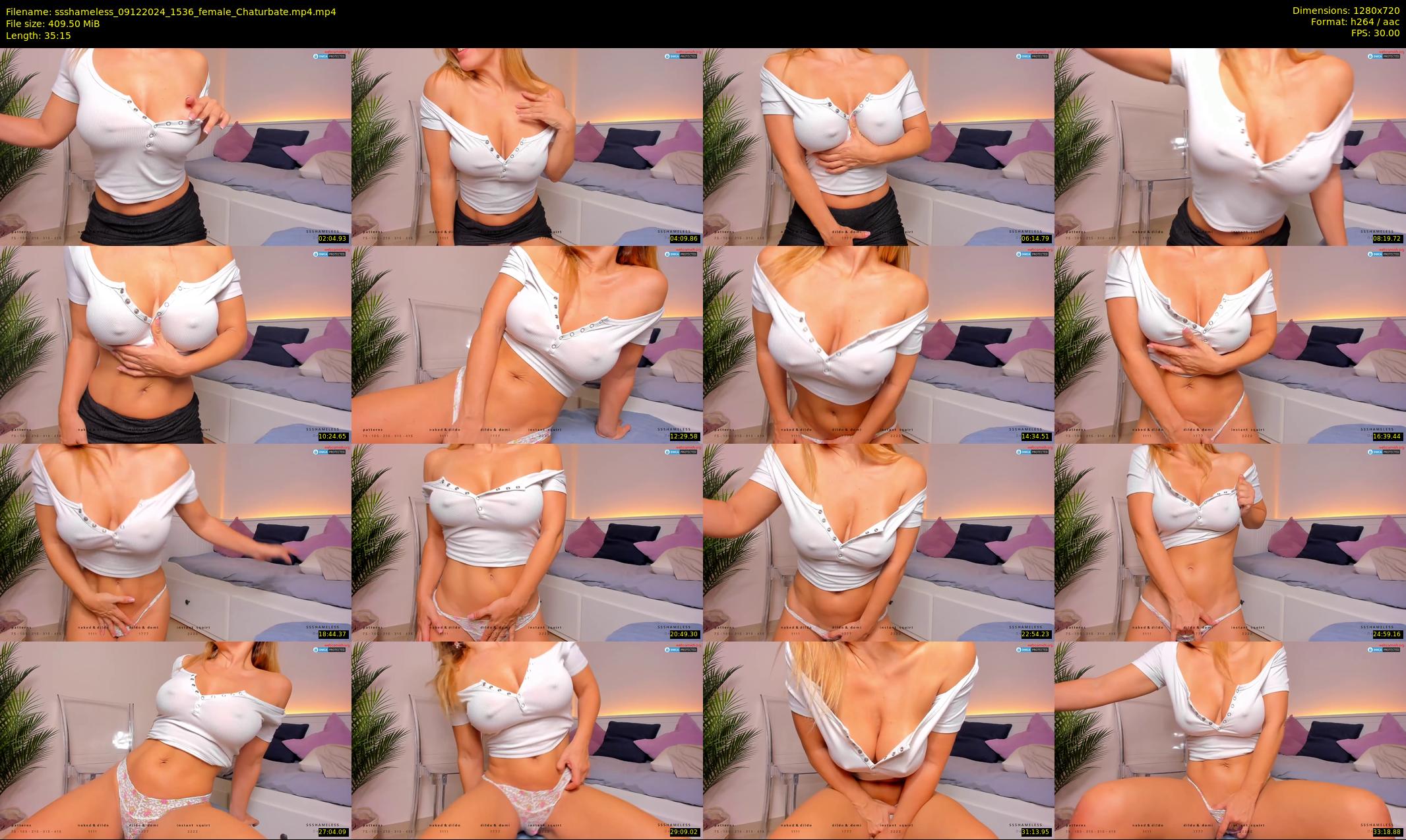 ssshameless — 36 minute Chaturbate female cam show recording, 720p, Dec 9, 2024