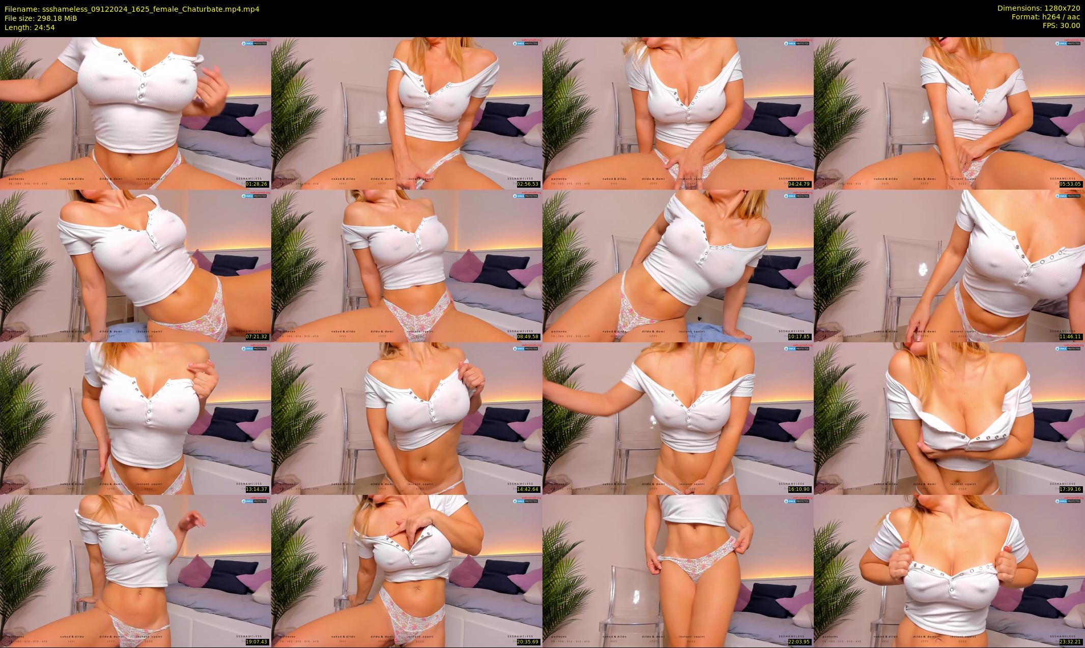 ssshameless — 25 minute Chaturbate female cam show recording, 720p, Dec 9, 2024