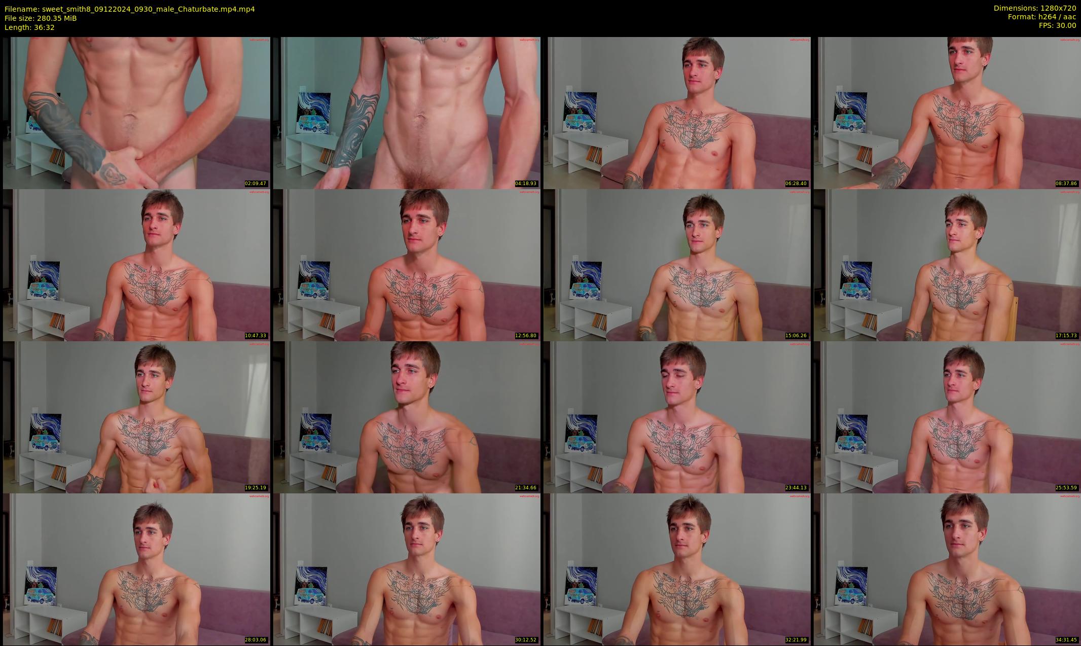 sweet_smith8 — 37 minute Chaturbate male cam show recording, 720p, Dec 9, 2024