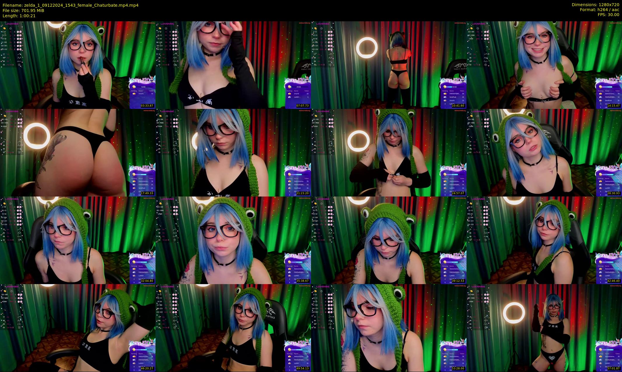 zelda_1 — 61 minute Chaturbate female cam show recording, 720p, Dec 9, 2024