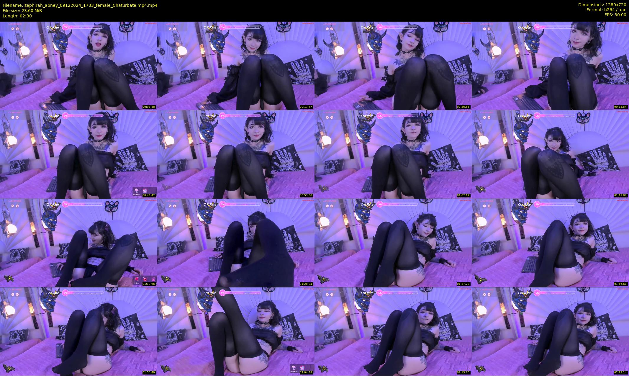 zephirah_abney — 3 minute Chaturbate female cam show recording, 720p, Dec 9, 2024