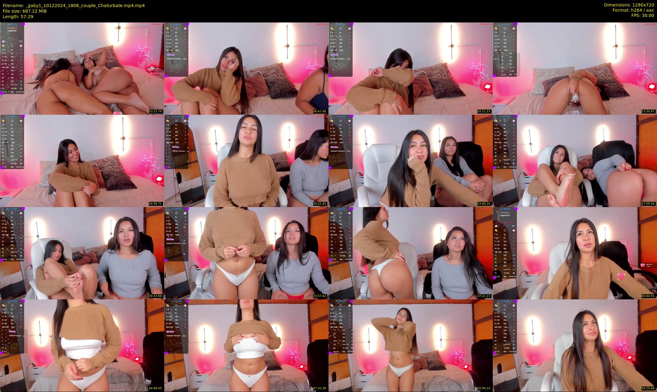 _gaby1 — 58 minute Chaturbate female cam show recording, 720p, Dec 10, 2024