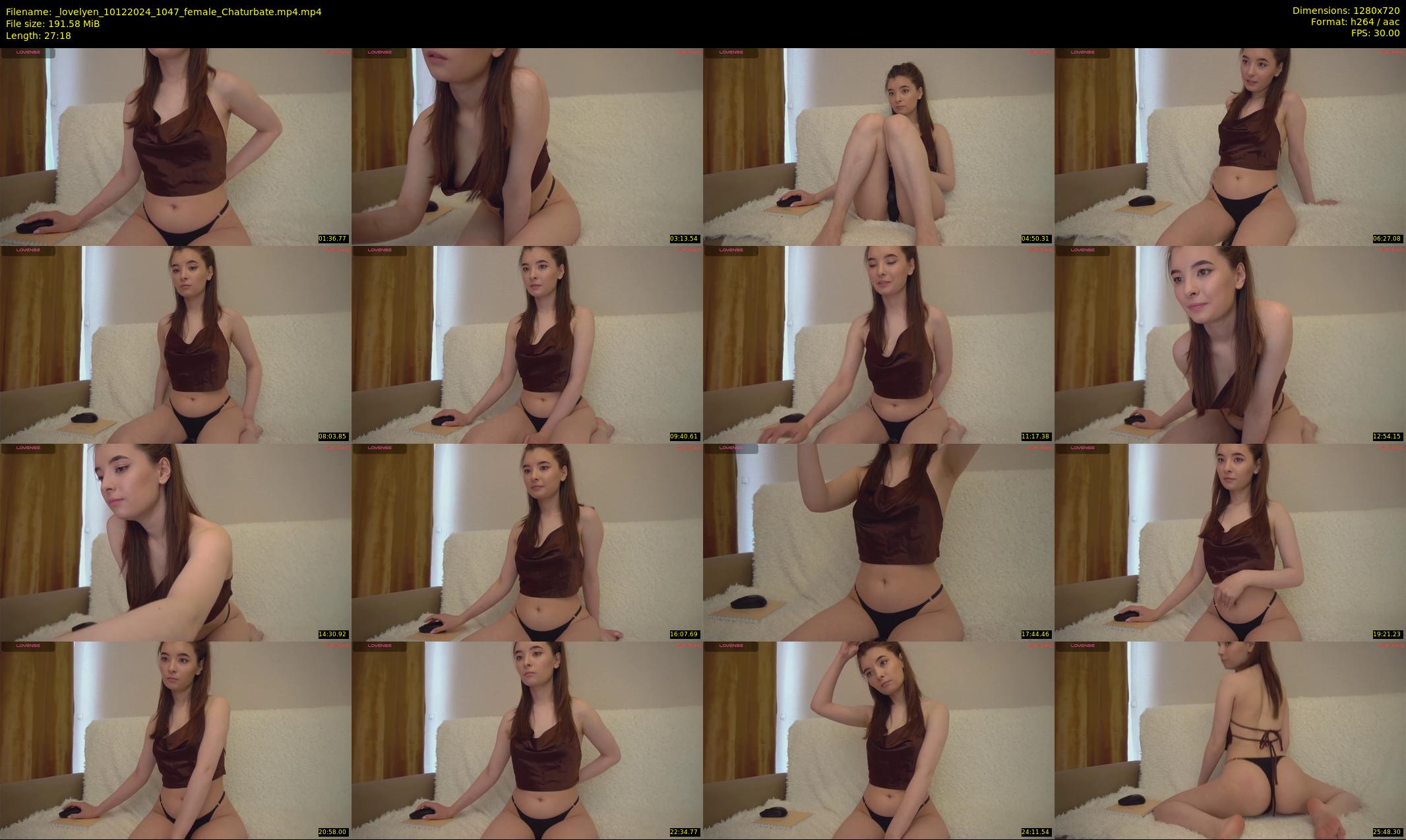 _lovelyen — 28 minute Chaturbate female cam show recording, 720p, Dec 10, 2024