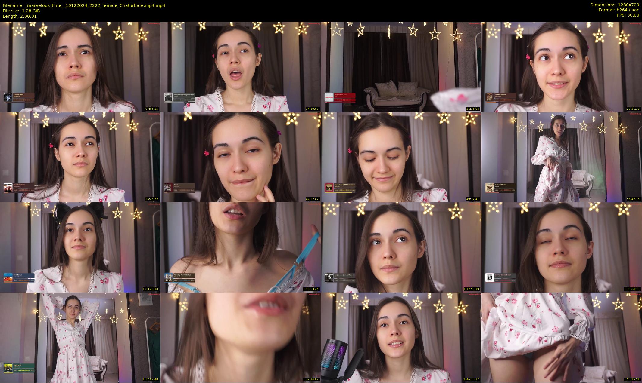 _marvelous_time_ — 121 minute Chaturbate female cam show recording, 720p, Dec 10, 2024