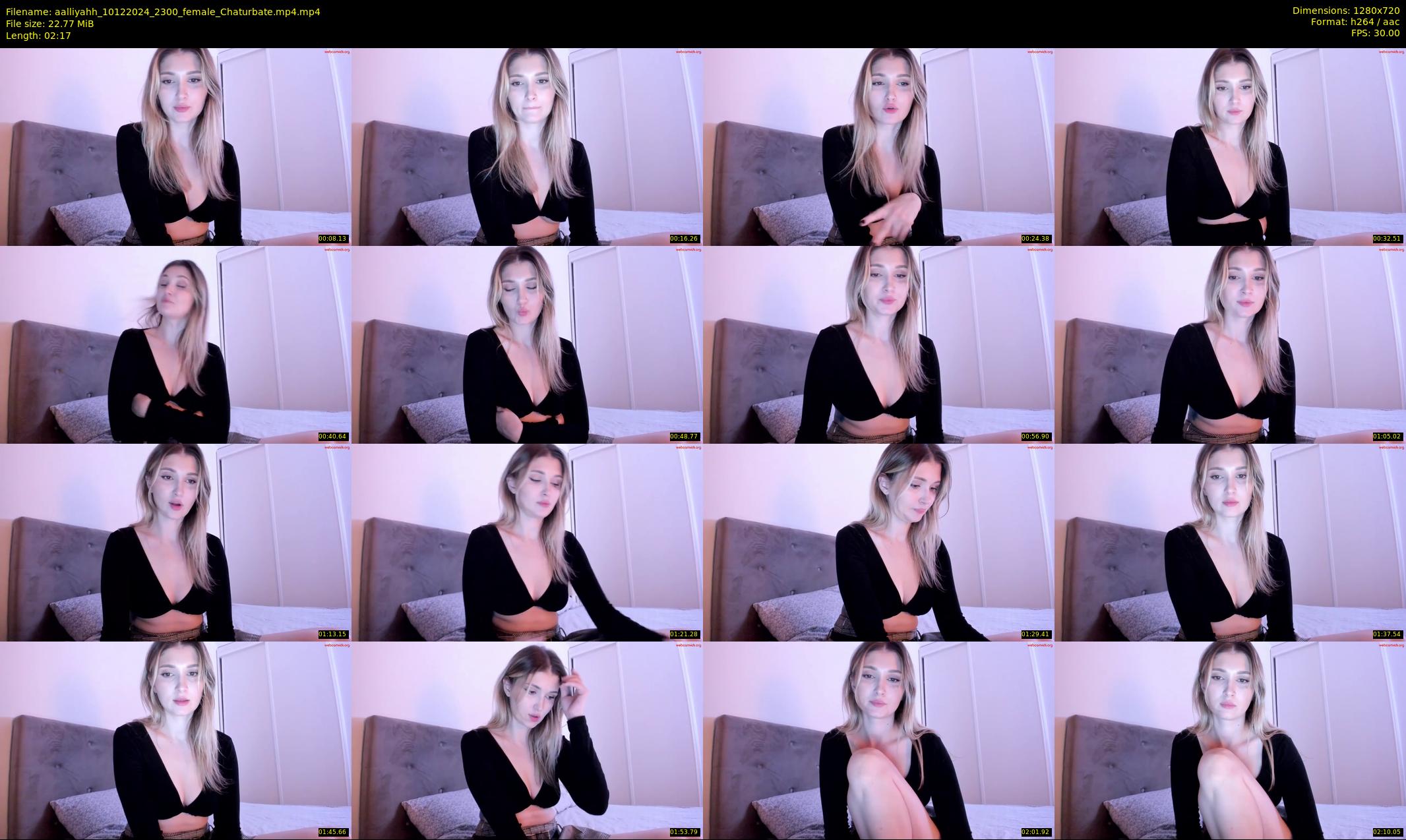 aalliyahh — 3 minute Chaturbate female cam show recording, 720p, Dec 10, 2024