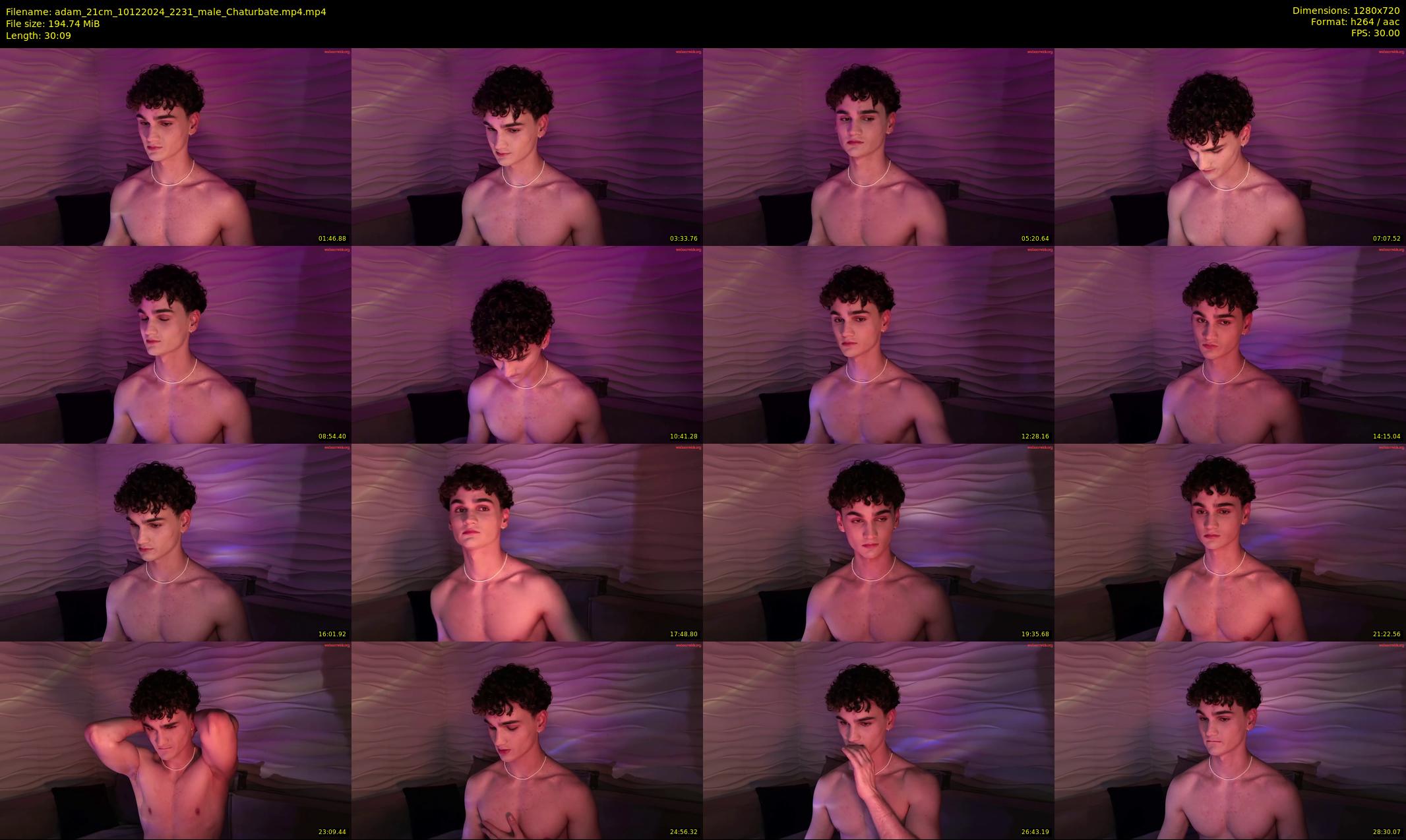 adam_21cm — 31 minute Chaturbate male cam show recording, 720p, Dec 10, 2024