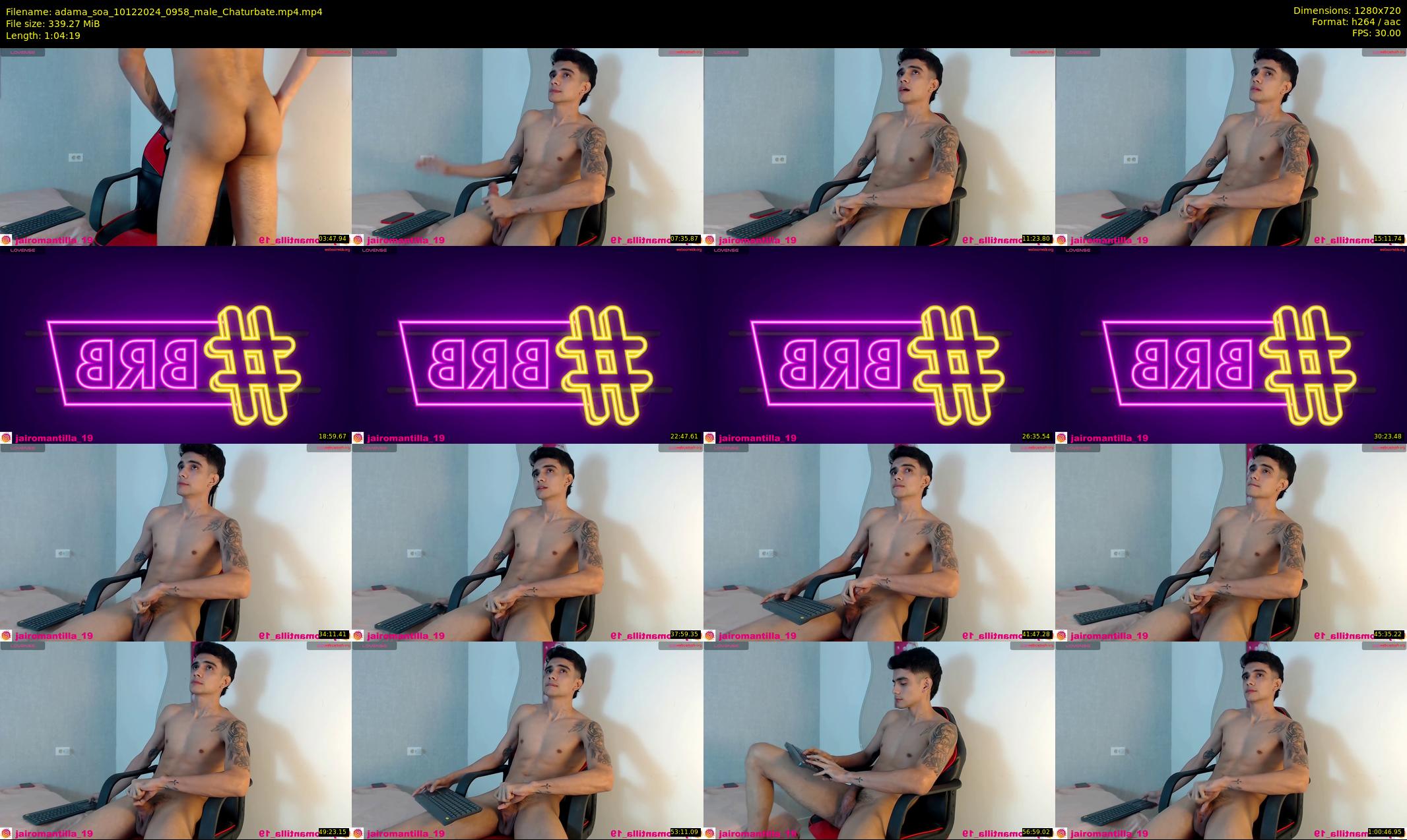 adama_soa — 65 minute Chaturbate male cam show recording, 720p, Dec 10, 2024