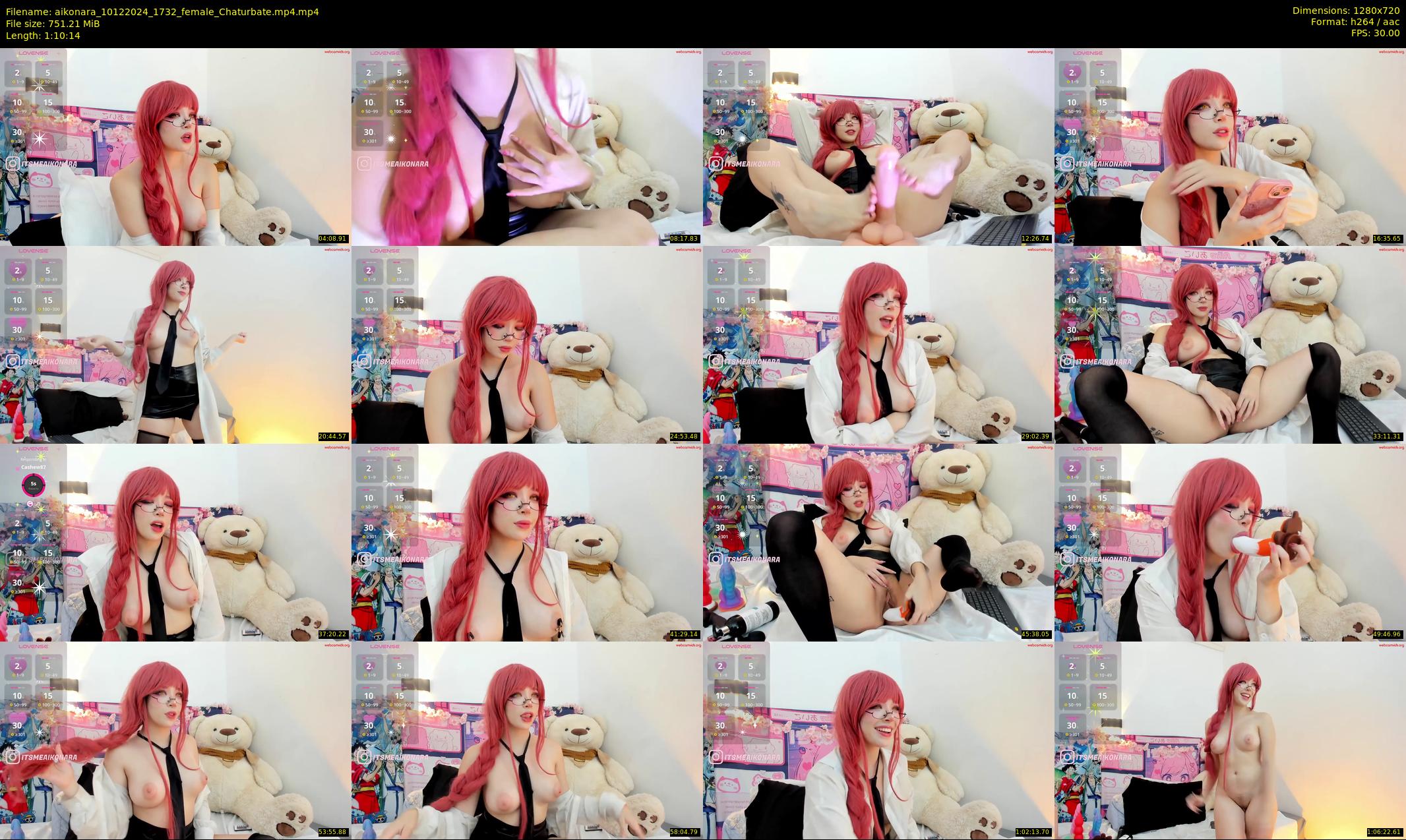 aikonara — 71 minute Chaturbate female cam show recording, 720p, Dec 10, 2024