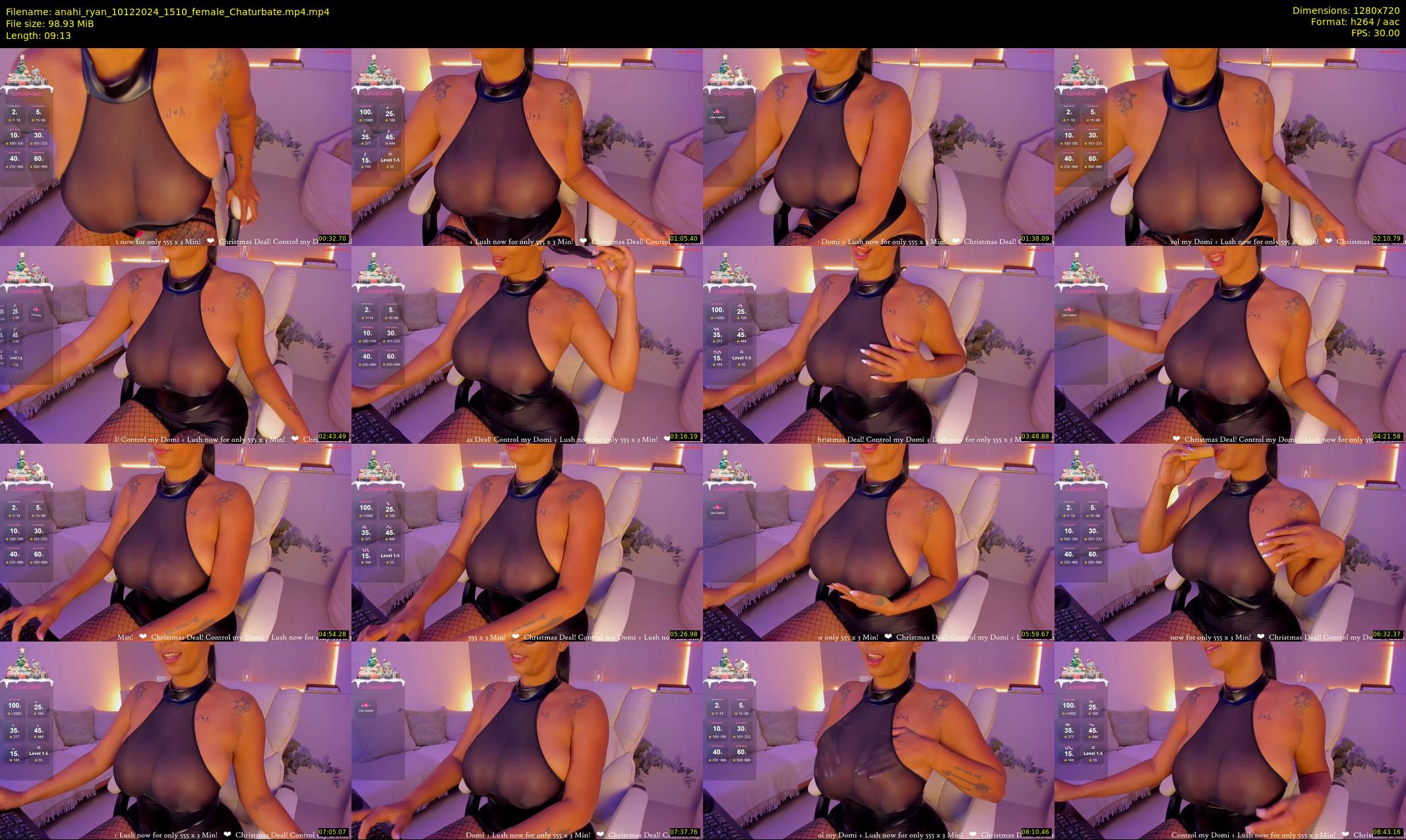 anahi_ryan — 10 minute Chaturbate female cam show recording, 720p, Dec 10, 2024