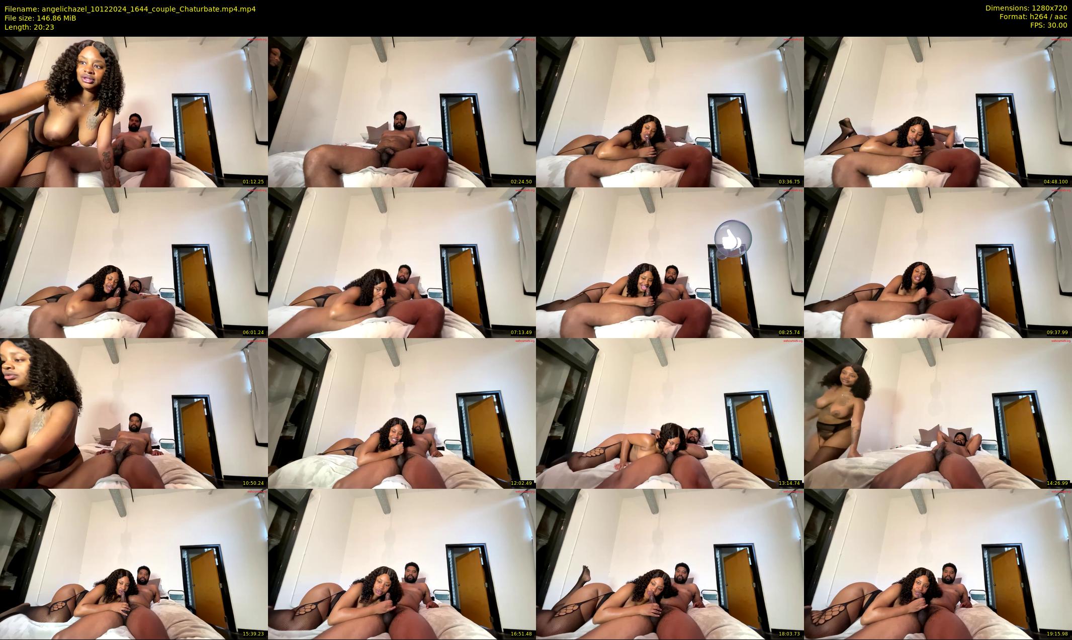 angelichazel — 21 minute Chaturbate couple cam show recording, 720p, Dec 10, 2024