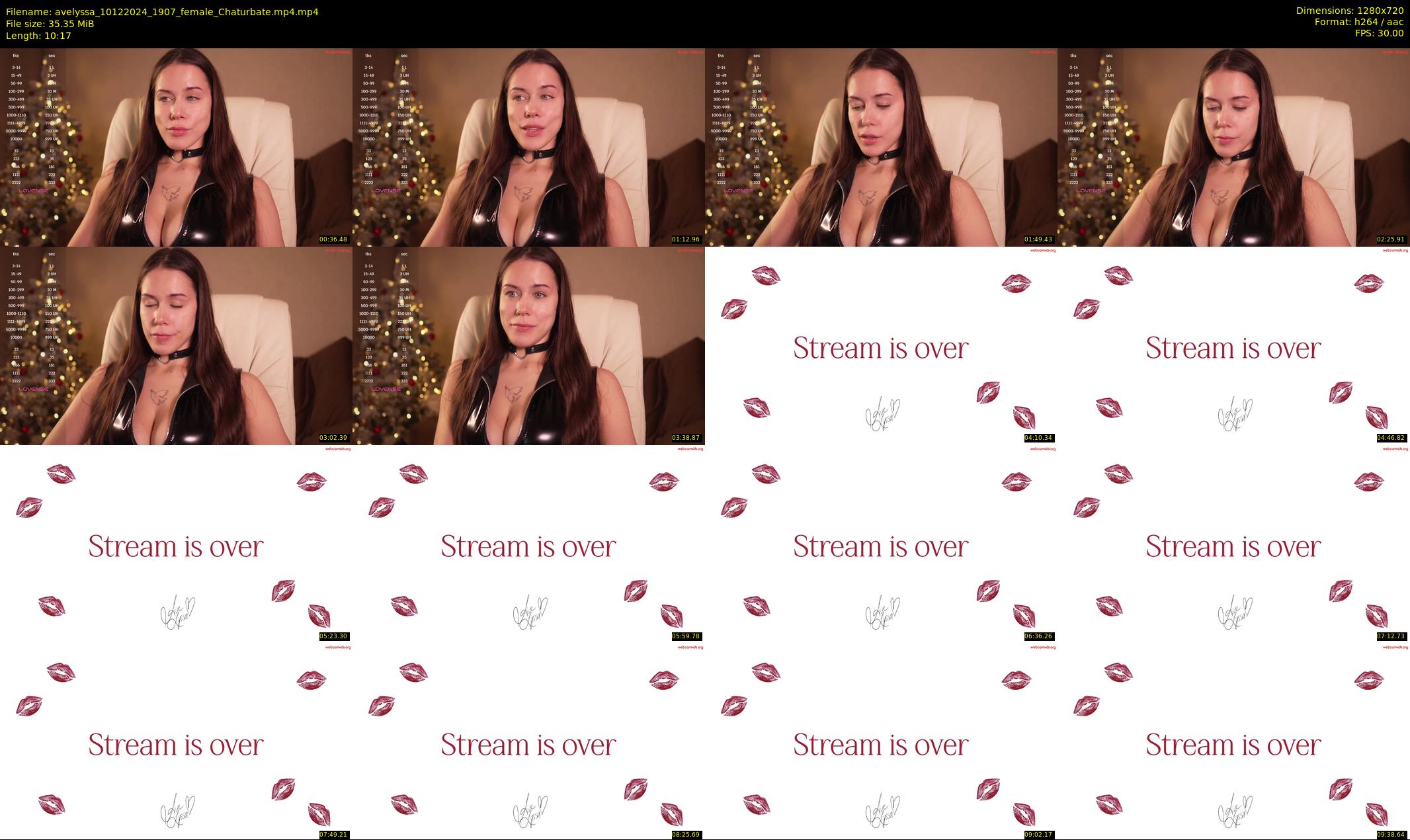 avelyssa — 11 minute Chaturbate female cam show recording, 720p, Dec 10, 2024