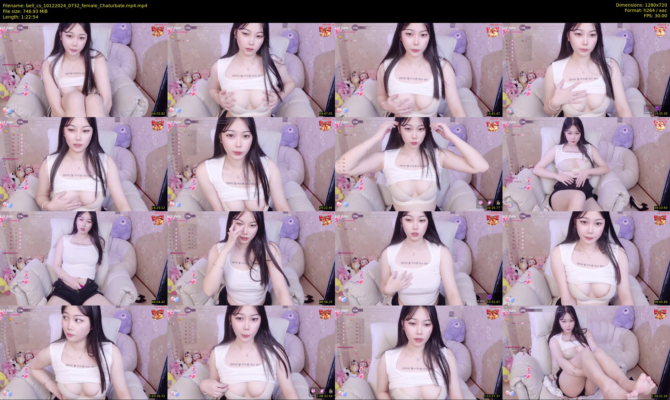 bell_cs — 83 minute Chaturbate female cam show recording, 720p, Dec 10, 2024