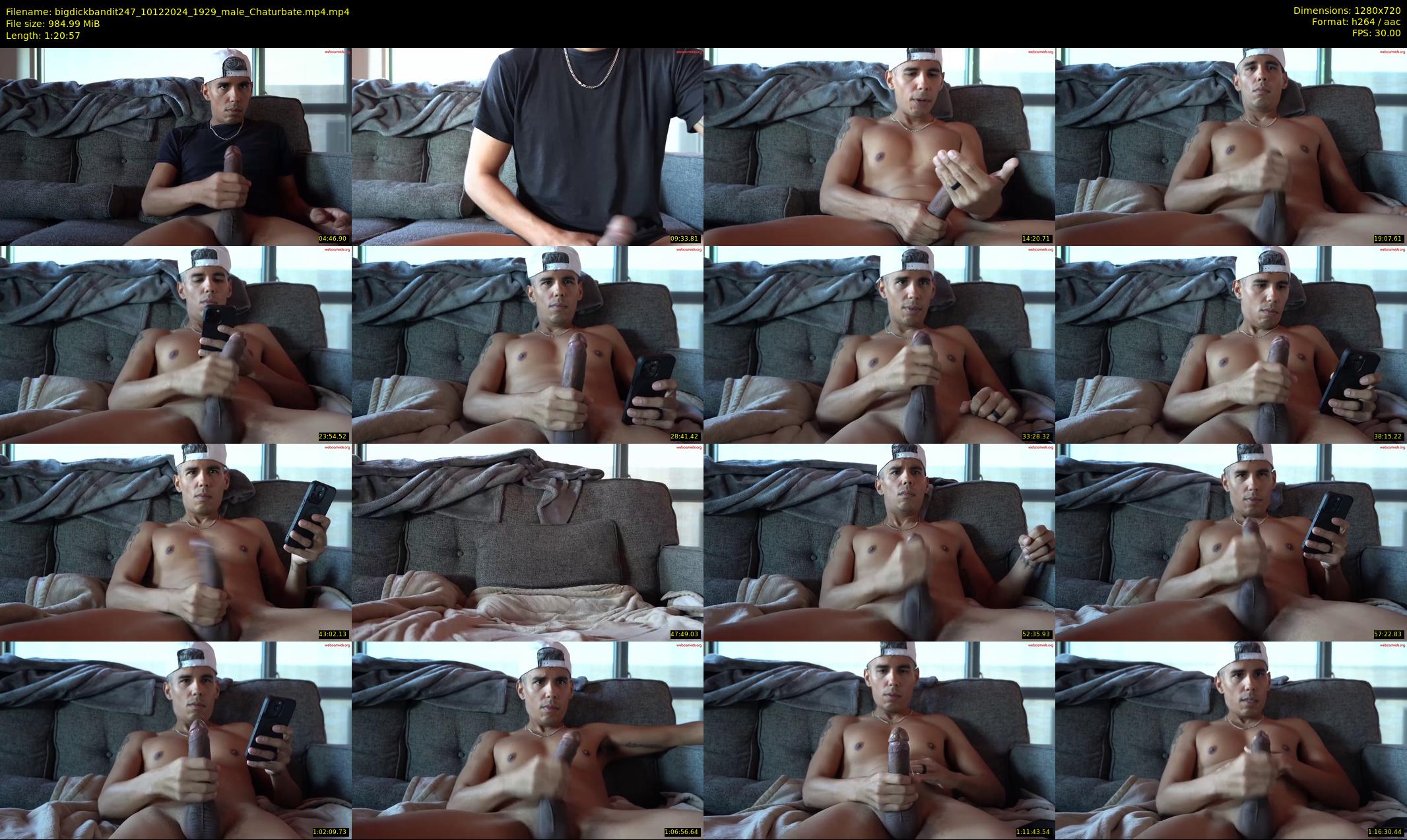 bigdickbandit247 — 81 minute Chaturbate male cam show recording, 720p, Dec 10, 2024