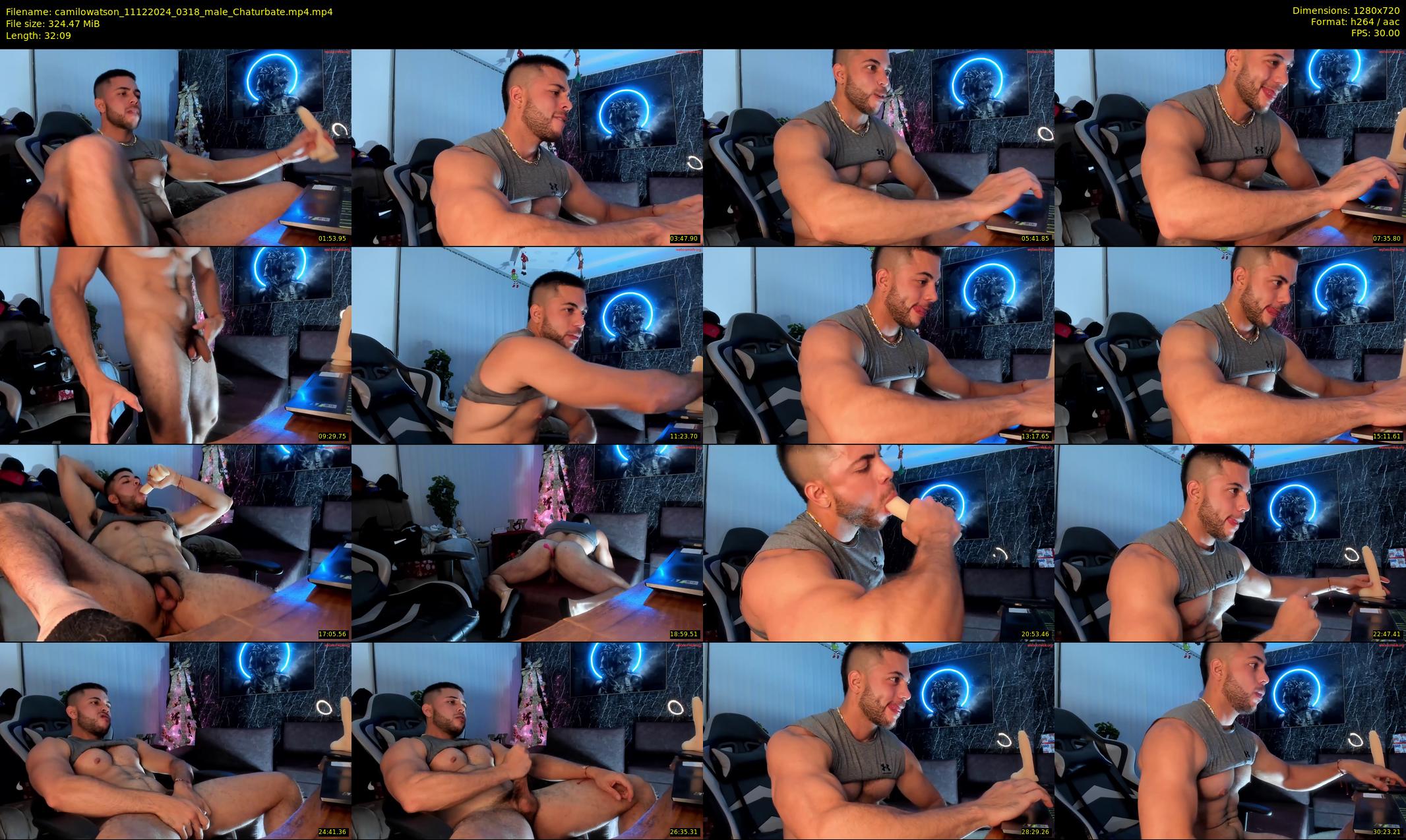 camilowatson — 33 minute Chaturbate male cam show recording, 720p, Dec 11, 2024
