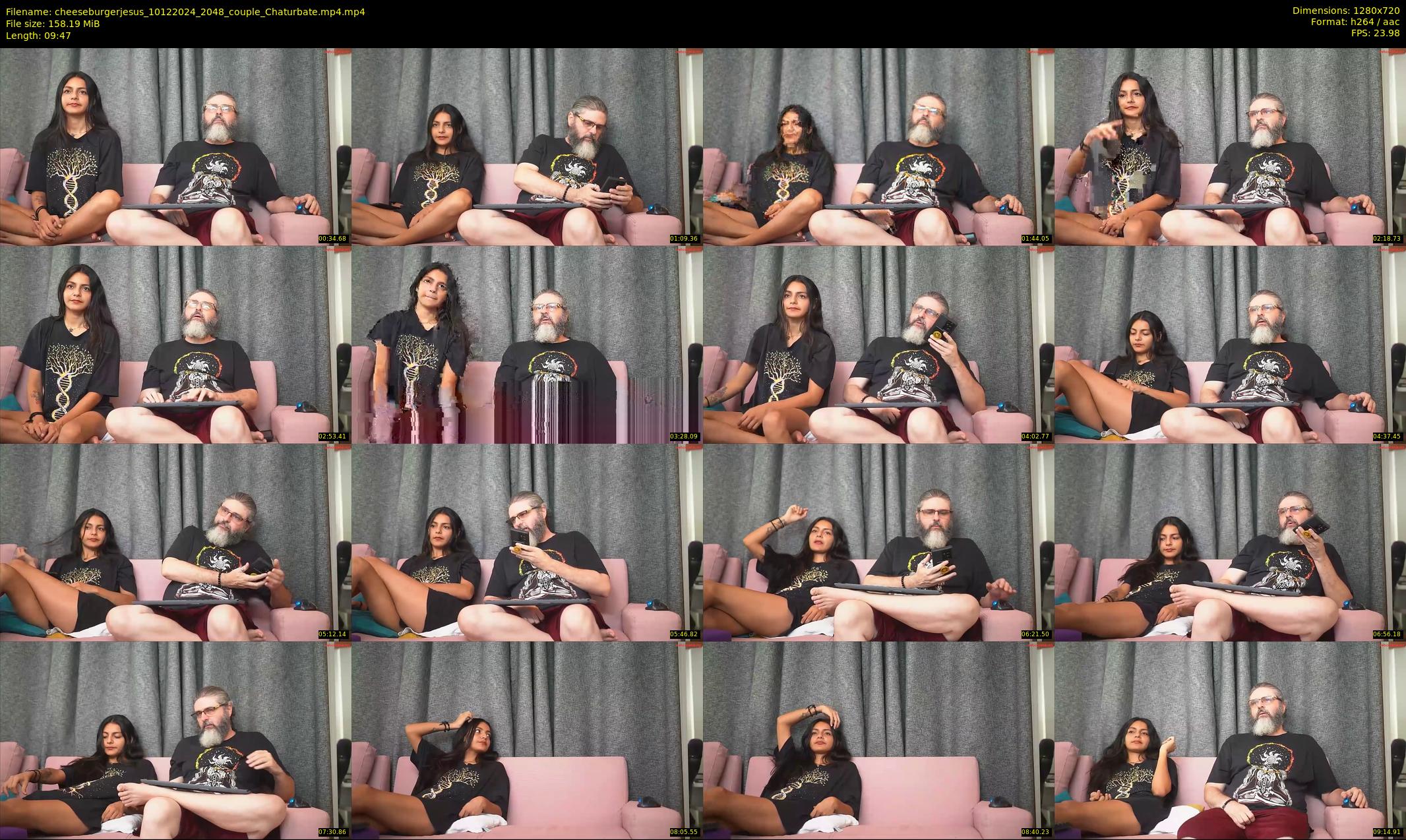 cheeseburgerjesus — 10 minute Chaturbate couple cam show recording, 720p, Dec 10, 2024