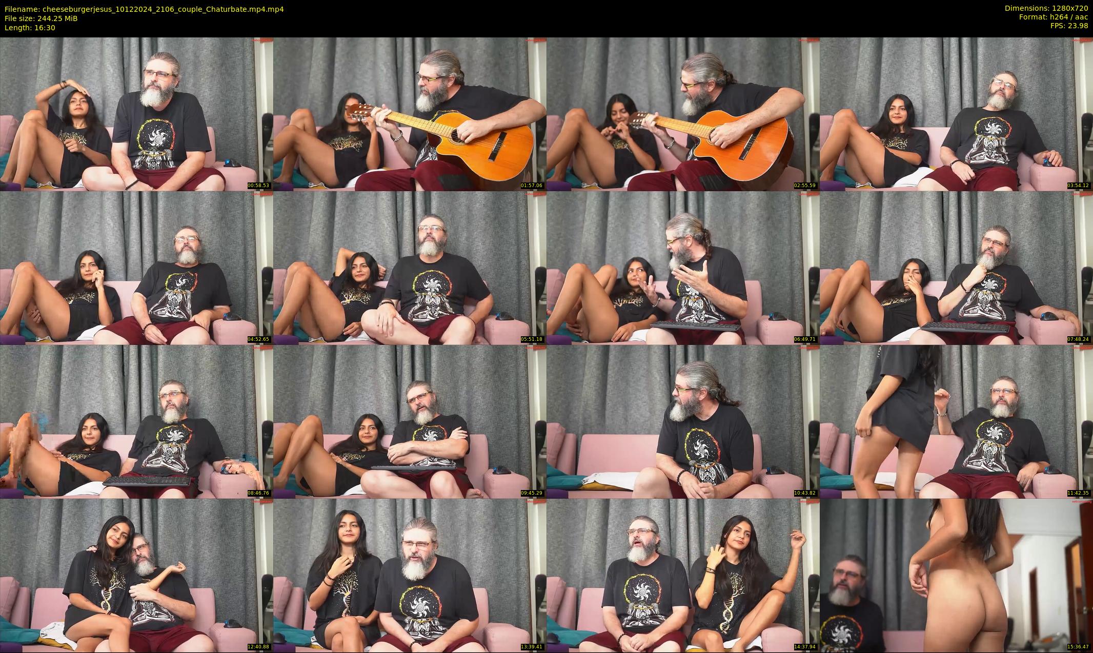 cheeseburgerjesus — 17 minute Chaturbate couple cam show recording, 720p, Dec 10, 2024