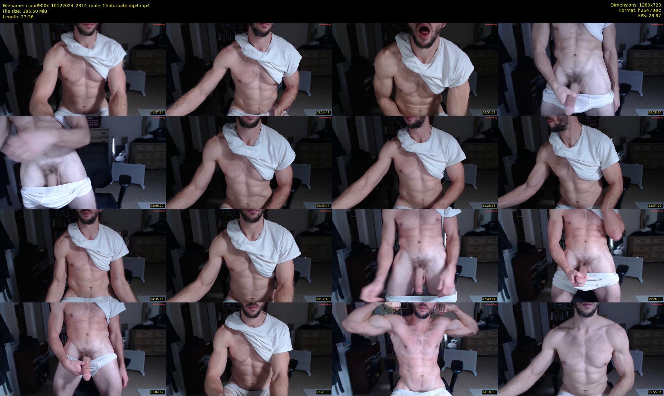 cloud900x — 28 minute Chaturbate male cam show recording, 720p, Dec 10, 2024