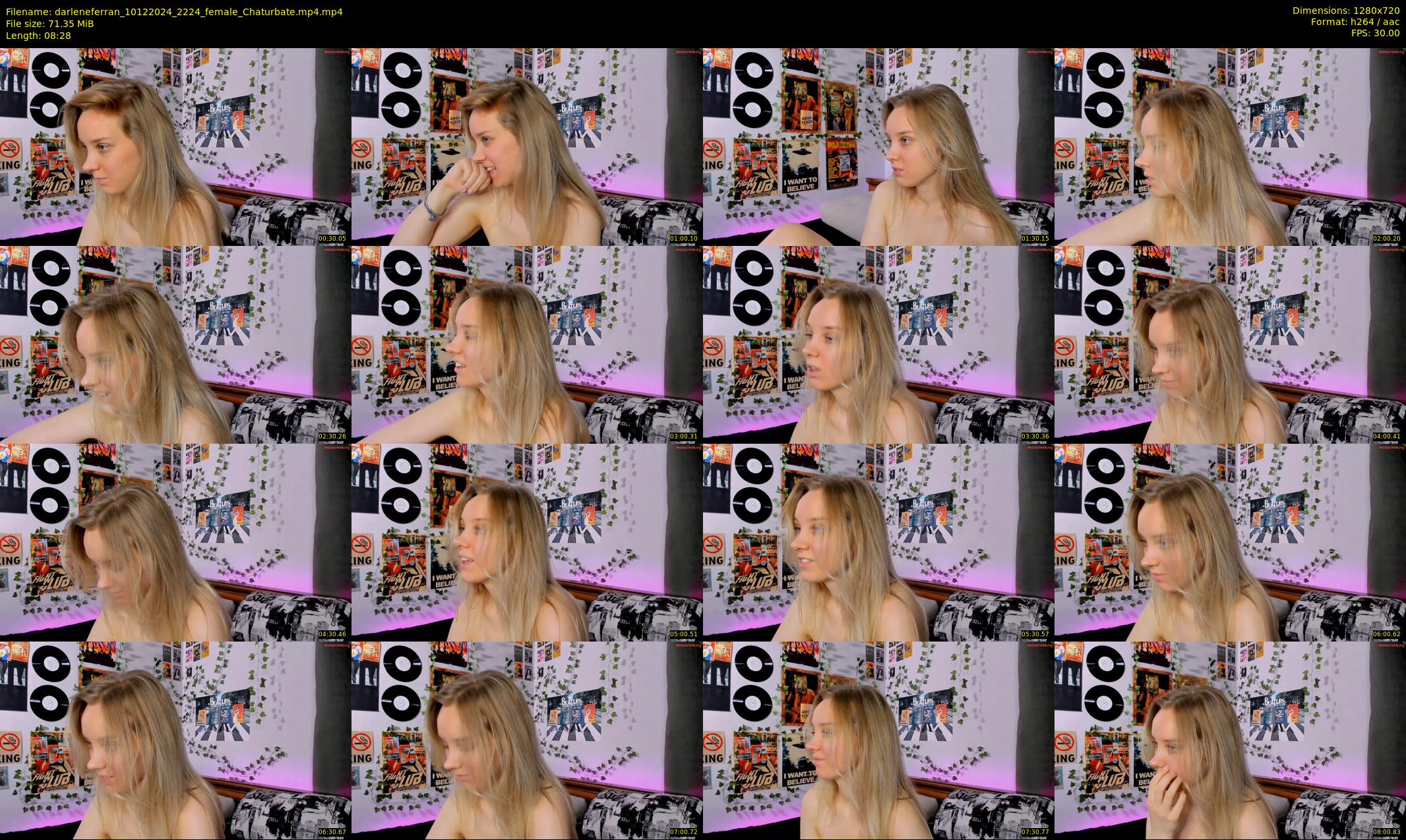 darleneferran — 9 minute Chaturbate female cam show recording, 720p, Dec 10, 2024