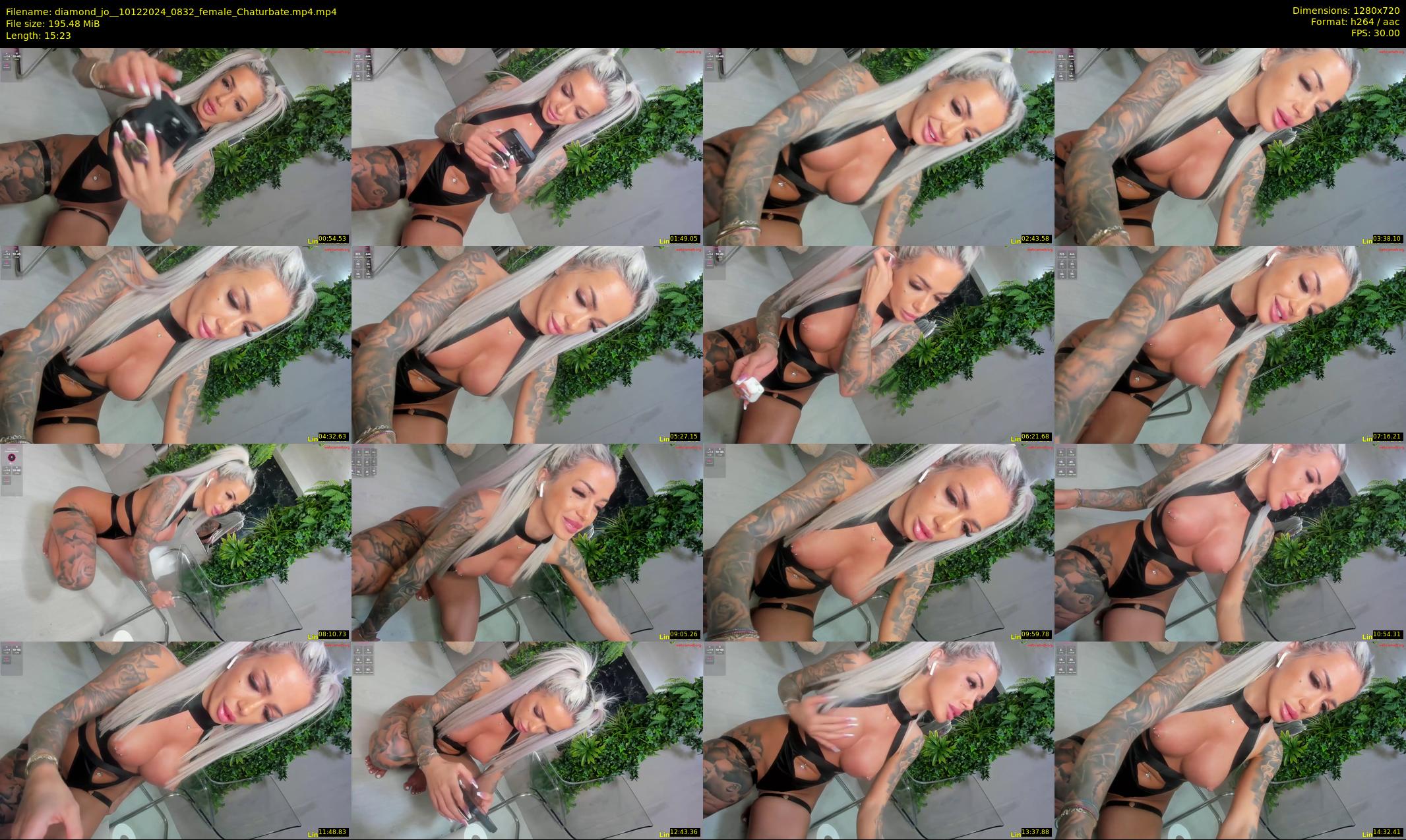 diamond_jo_ — 16 minute Chaturbate female cam show recording, 720p, Dec 10, 2024