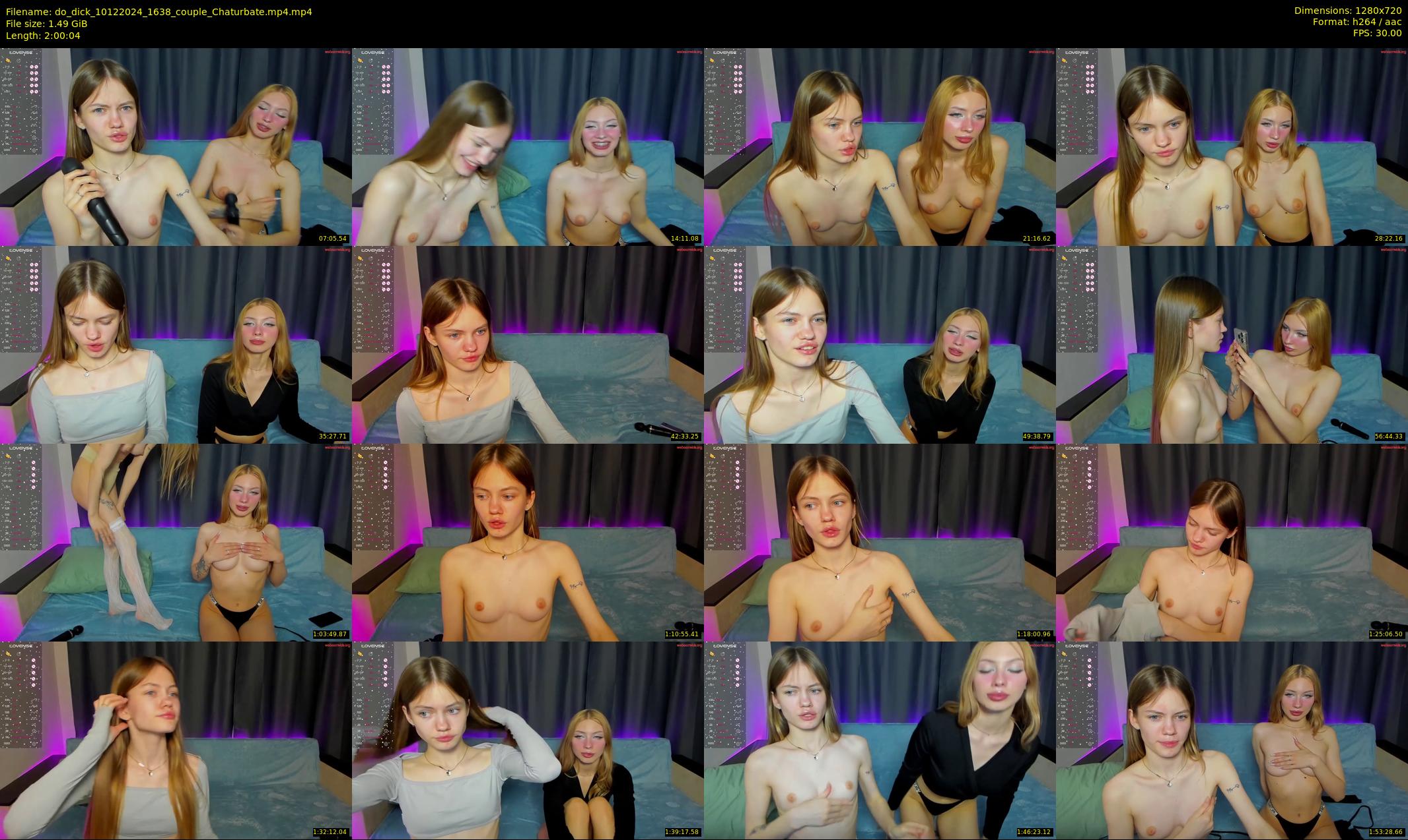 do_dick — 121 minute Chaturbate couple cam show recording, 720p, Dec 10, 2024