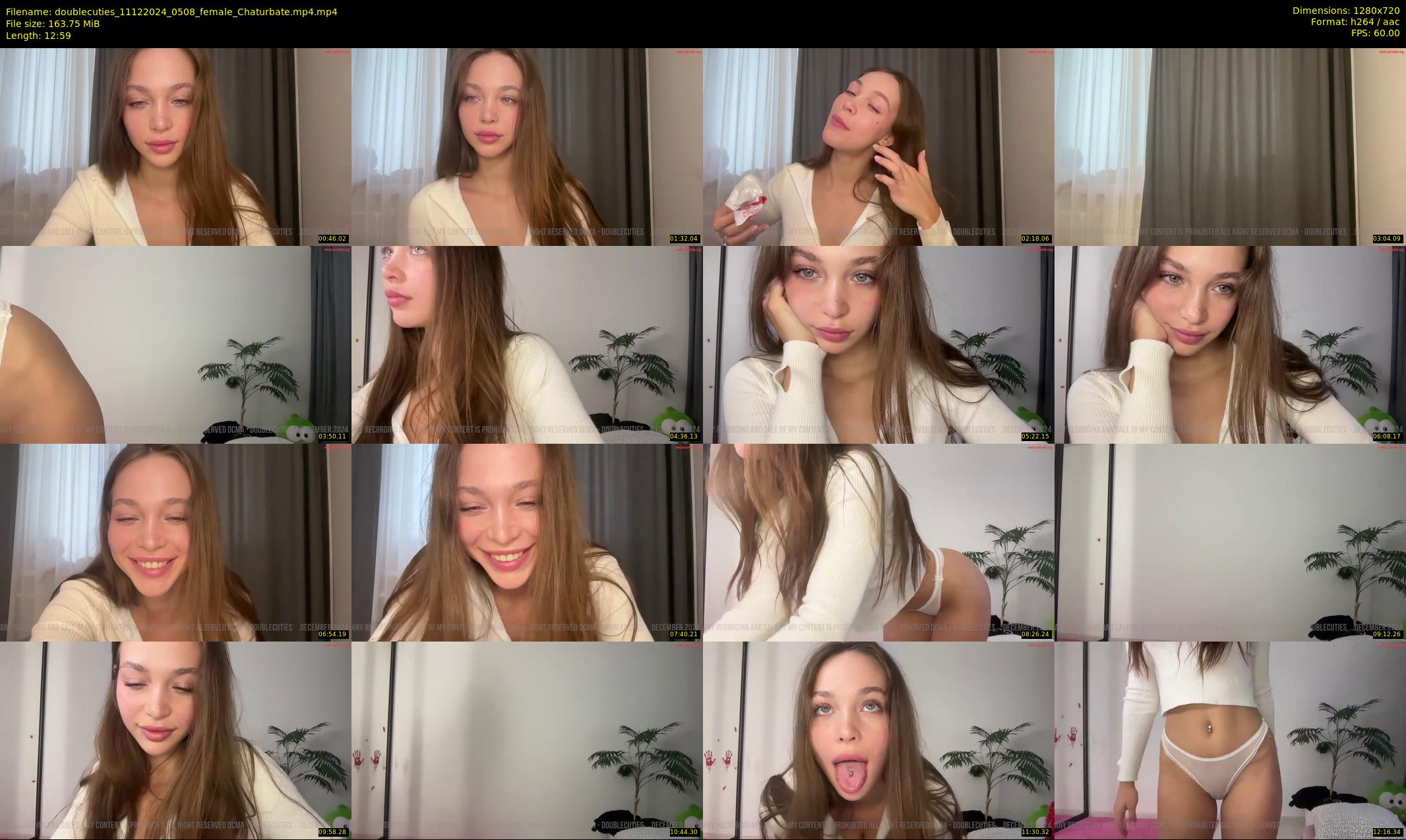 doublecuties — 13 minute Chaturbate couple cam show recording, 720p, Dec 11, 2024