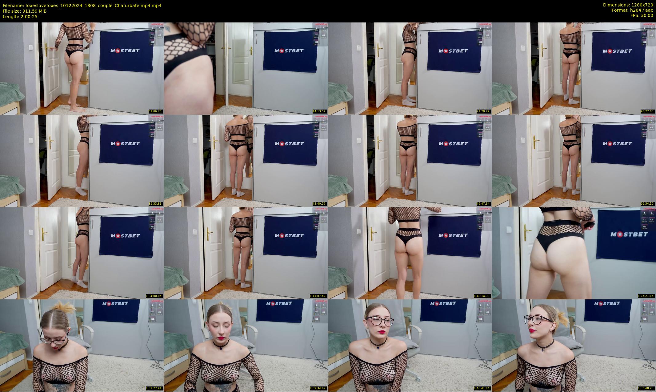 foxeslovefoxes — 121 minute Chaturbate couple cam show recording, 720p, Dec 10, 2024